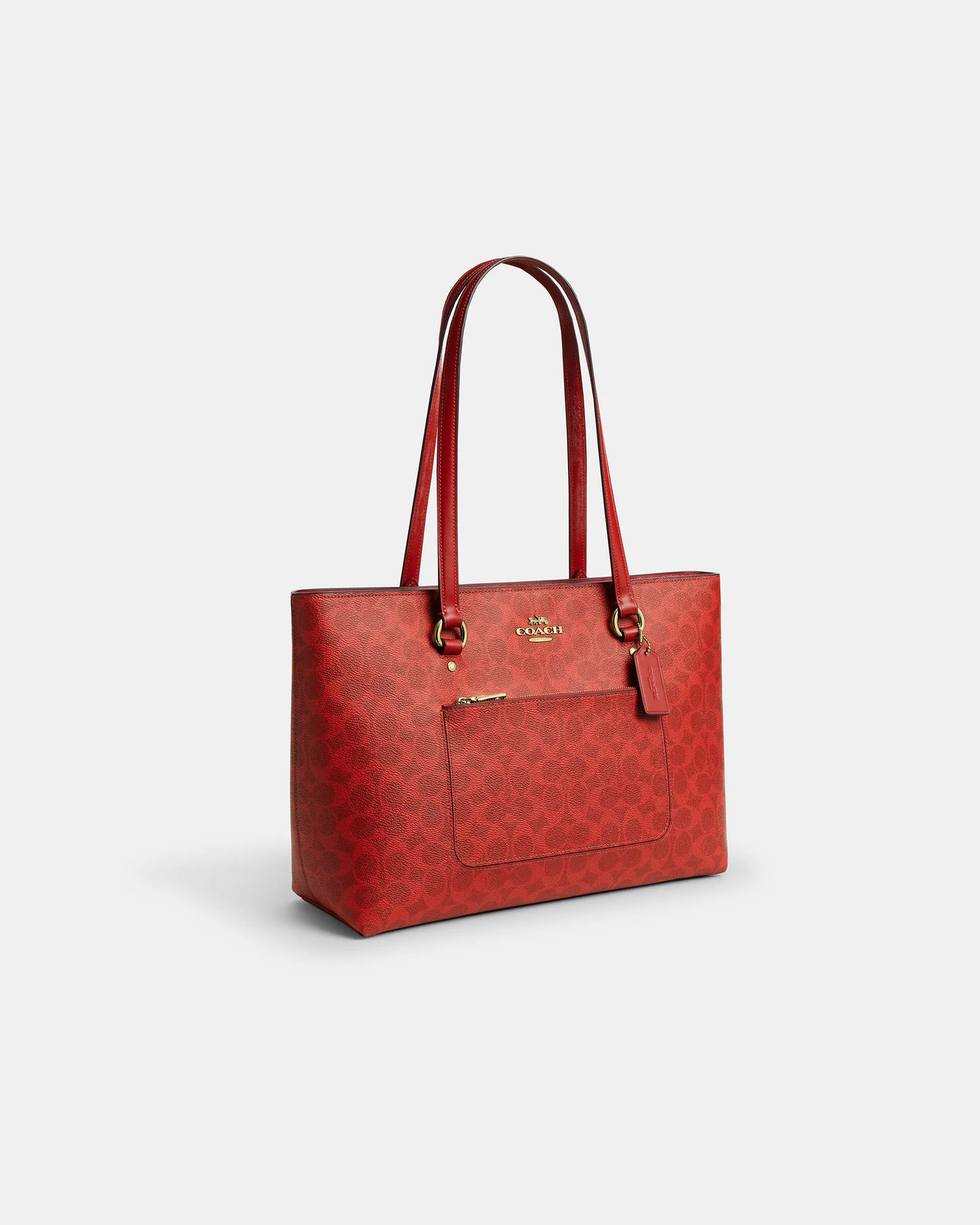 Сумка-тоут Coach Station в фирменном холсте — 10