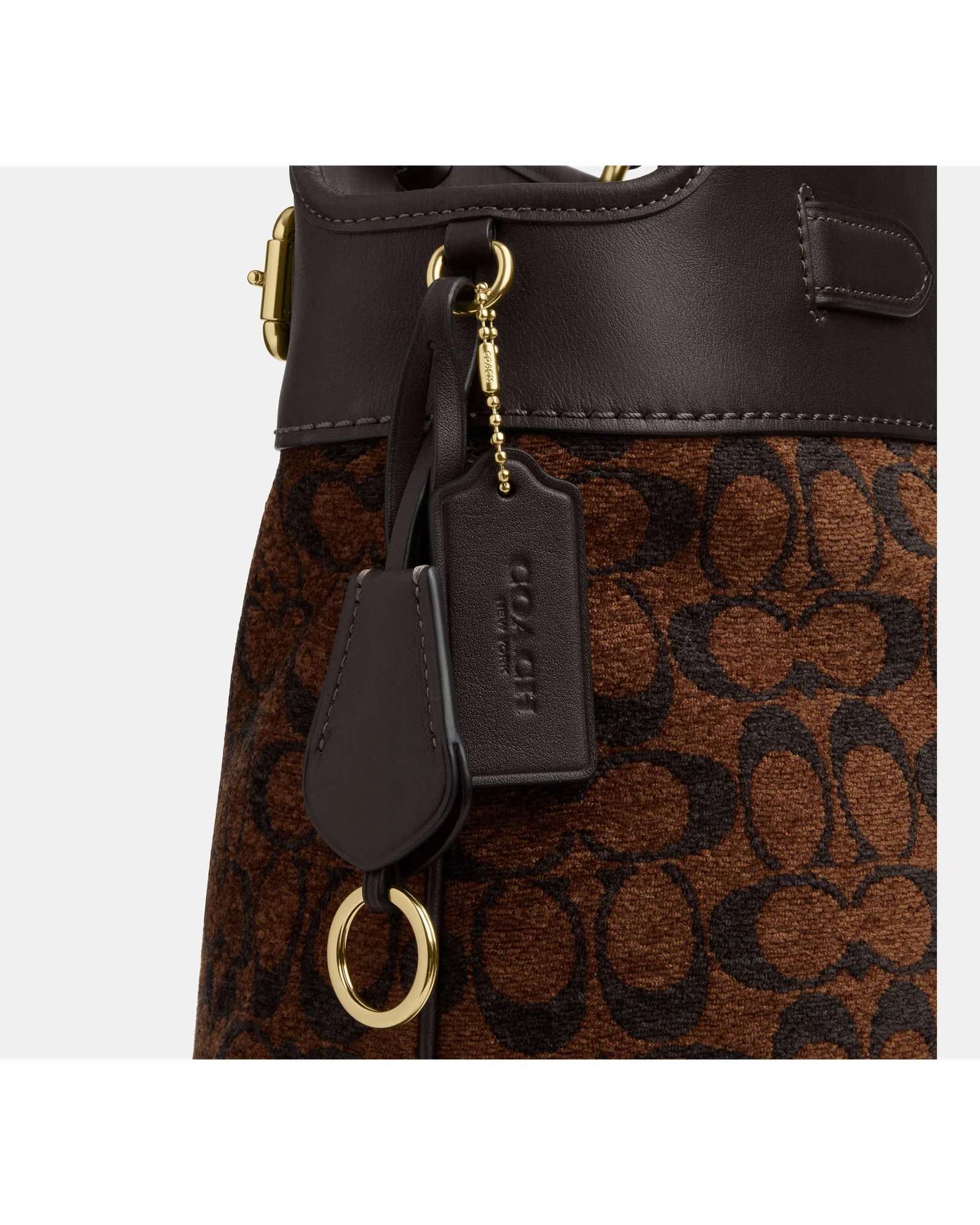 Сумка-тоут Coach Easton из жаккардовой ткани — 5