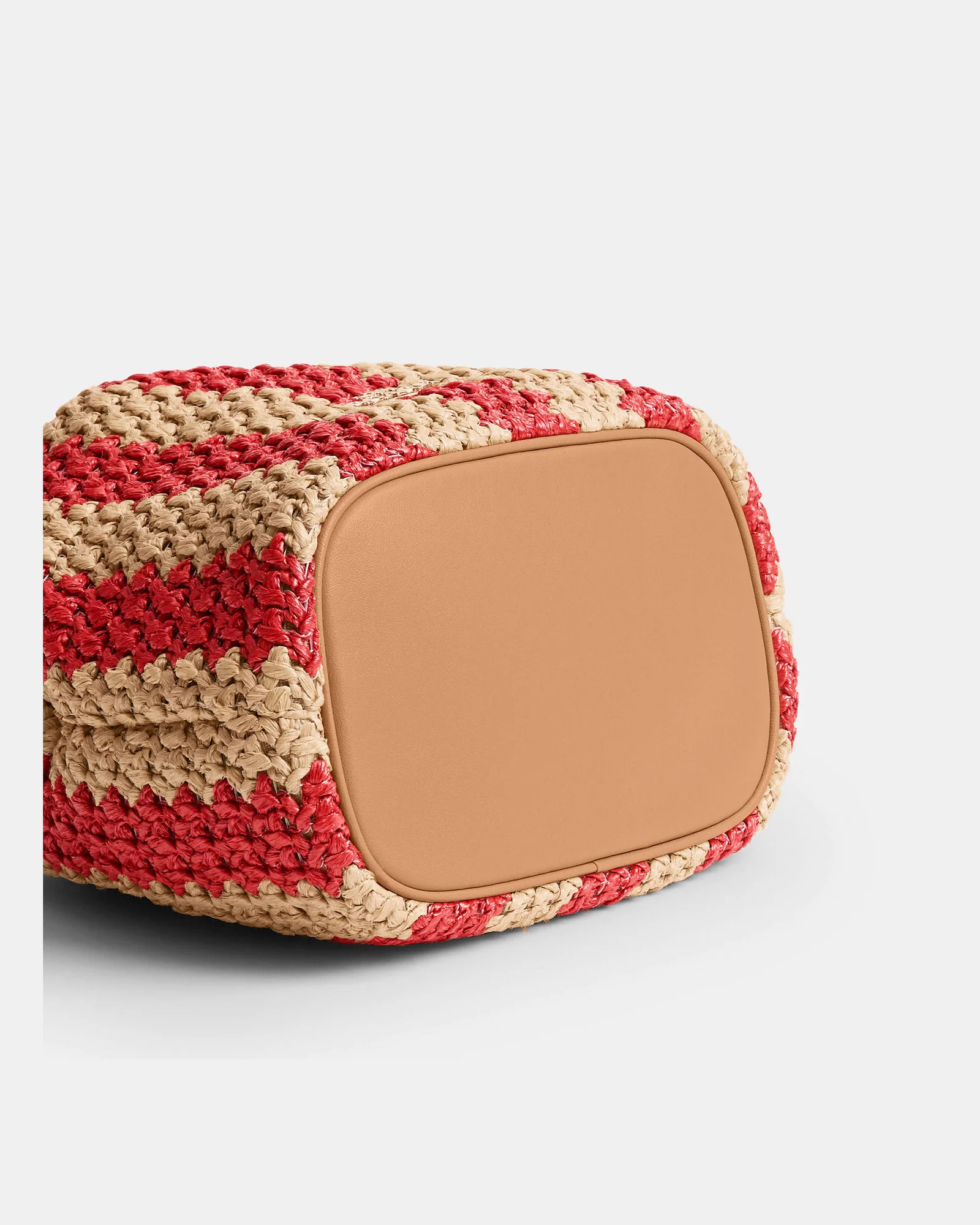 Мини-сумка Coach Faye на кулиске в полоску — 13