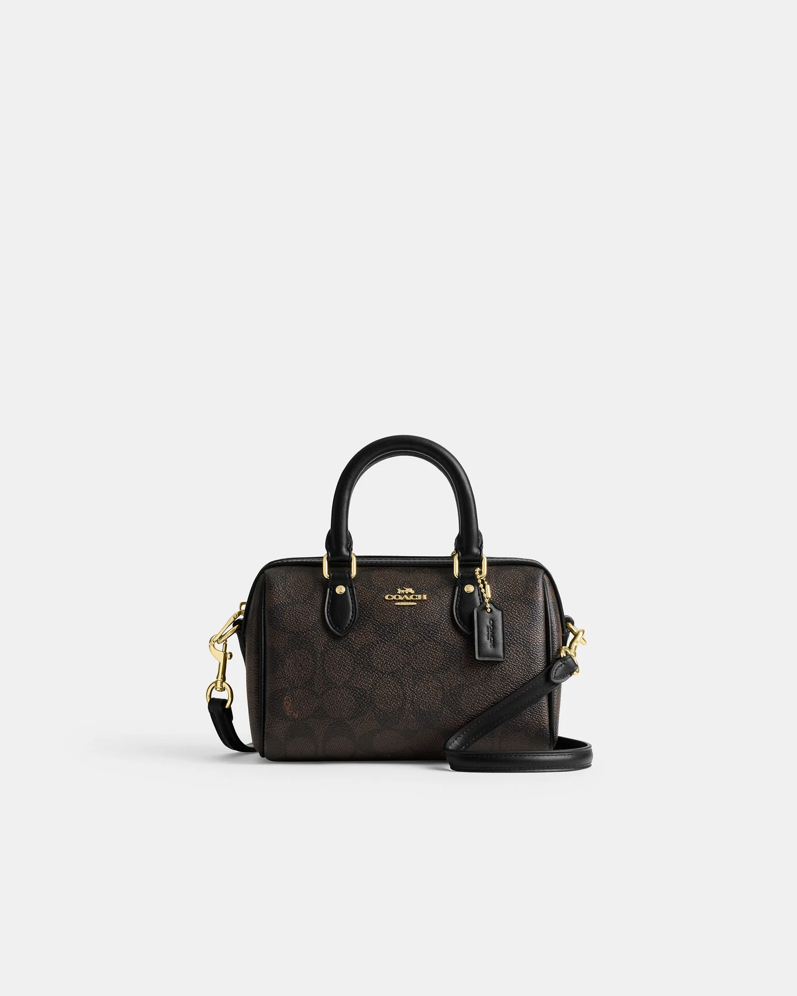 Мини-сумка Coach Rowan с фирменным принтом — 6