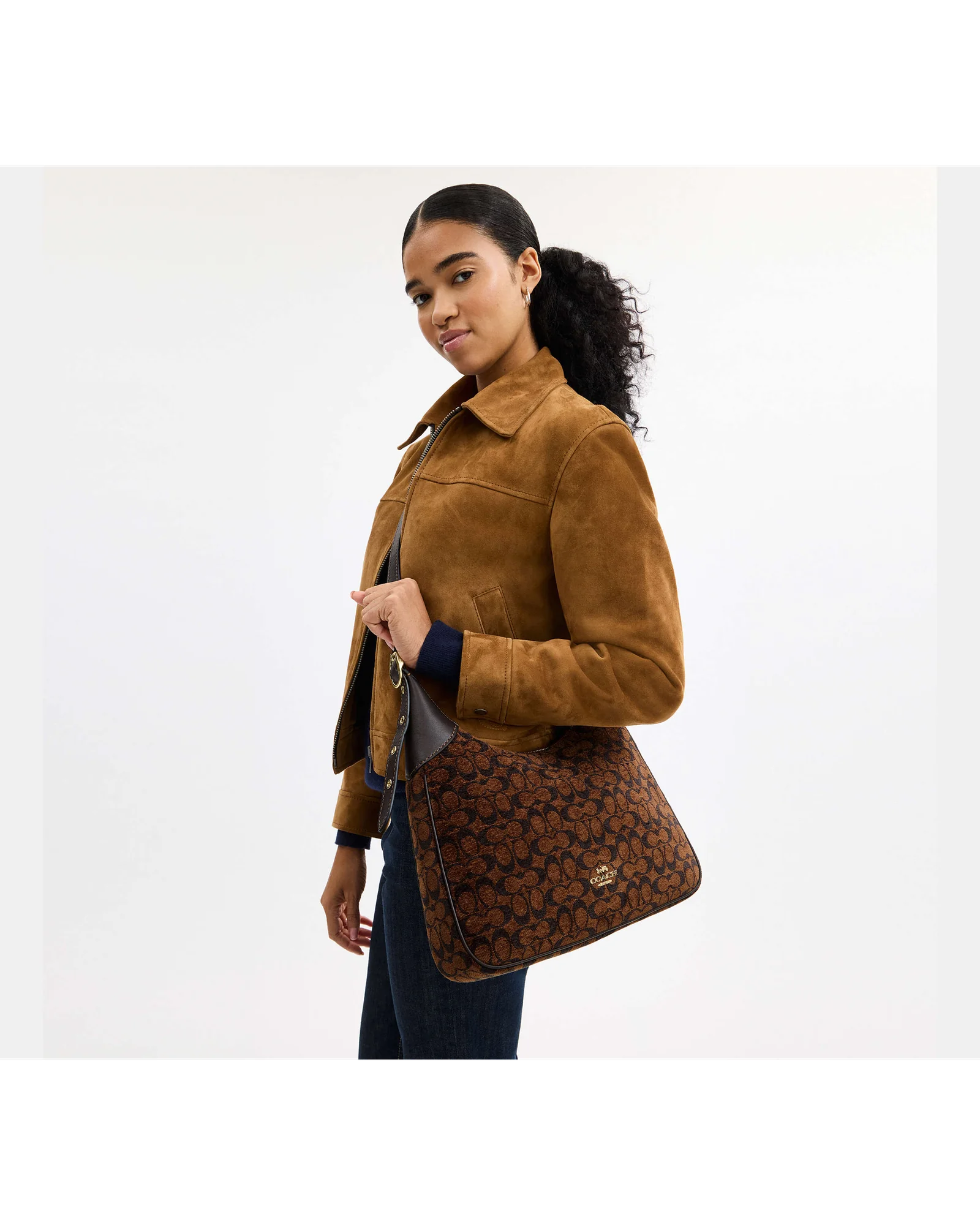 Сумка на плечо Coach Ella Signature Chenille — 8