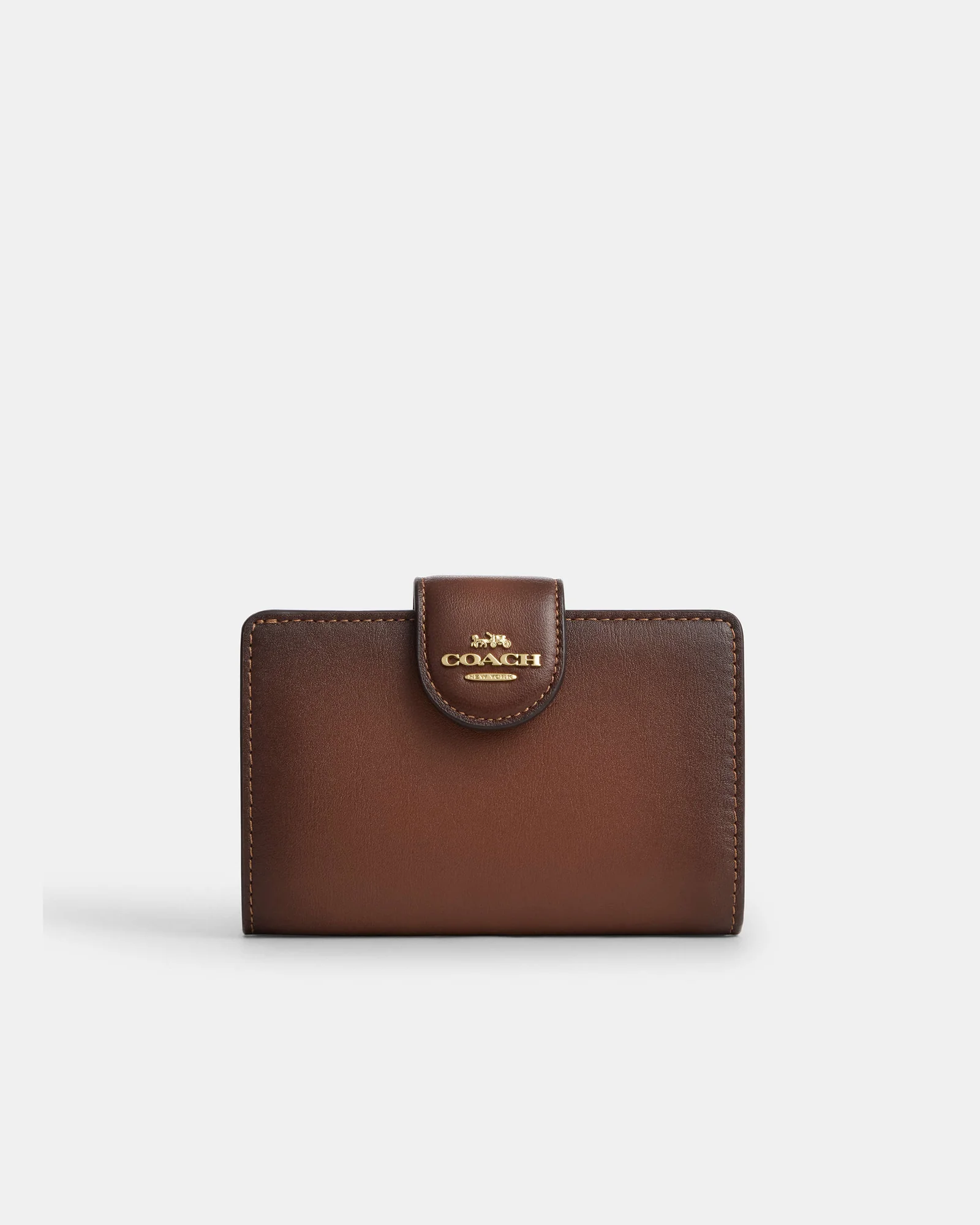 Кожаный кошелёк Coach Medium Corner Zip — 11