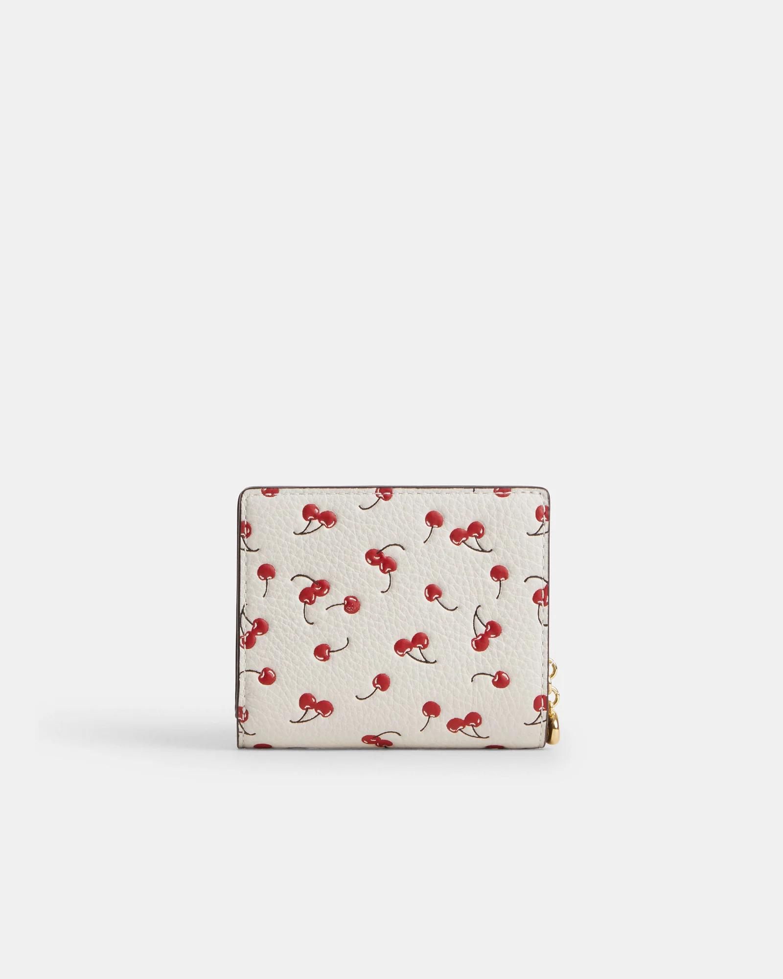 Кошелёк Coach на кнопке с принтом вишни — 10