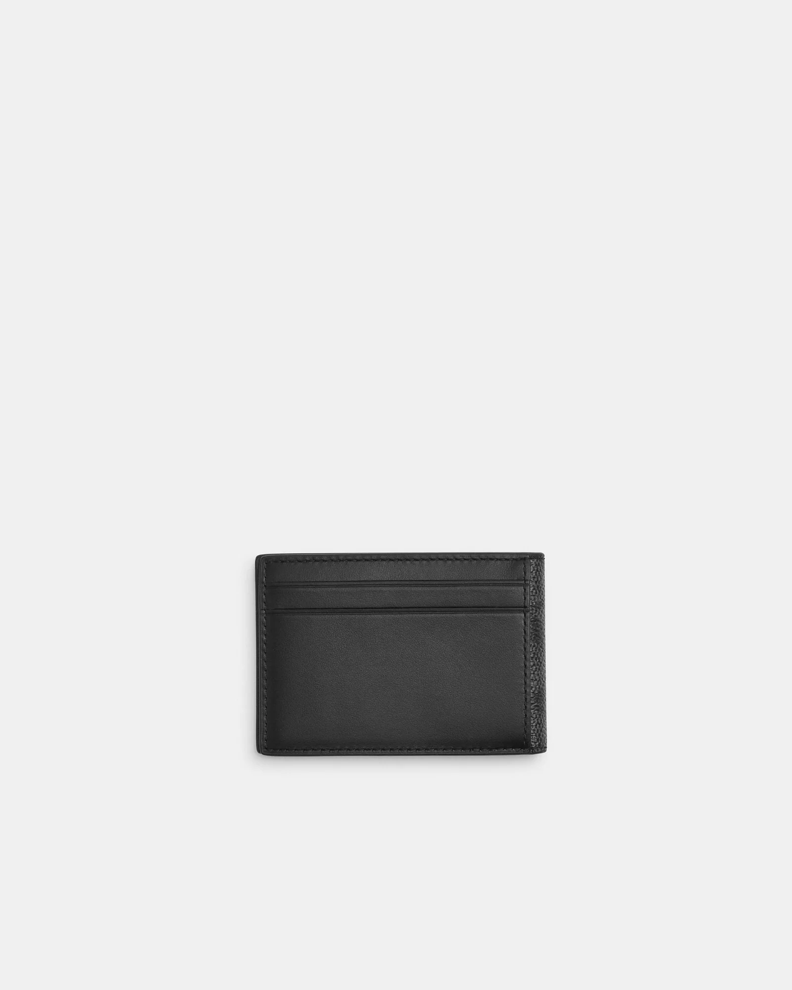 Компактный кошелёк-билфолд Coach из фирменного текстиля — 1