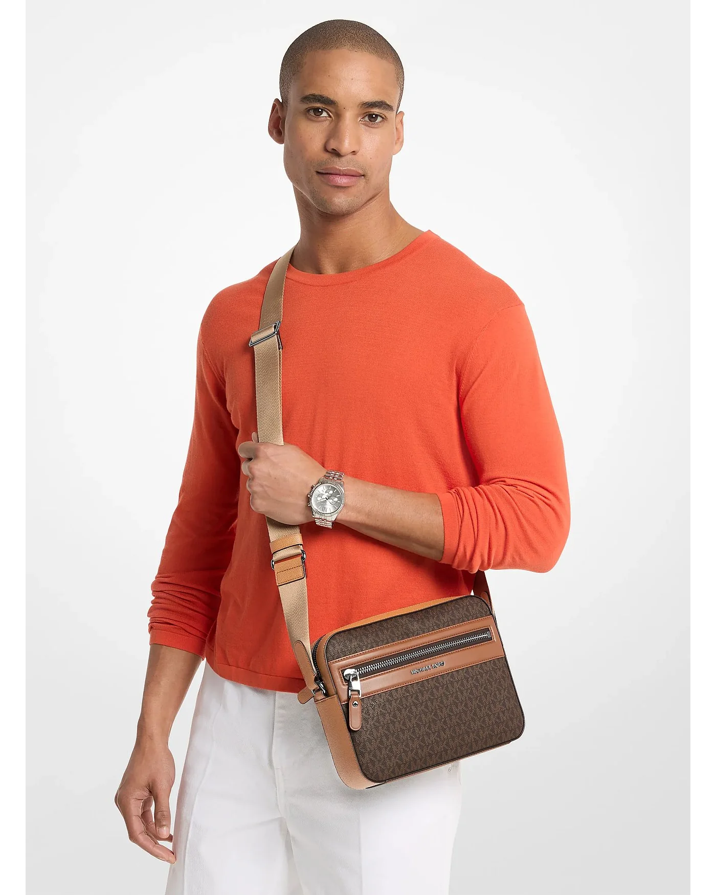 Сумка Jet Set с сигнатурным логотипом Michael Kors — 4