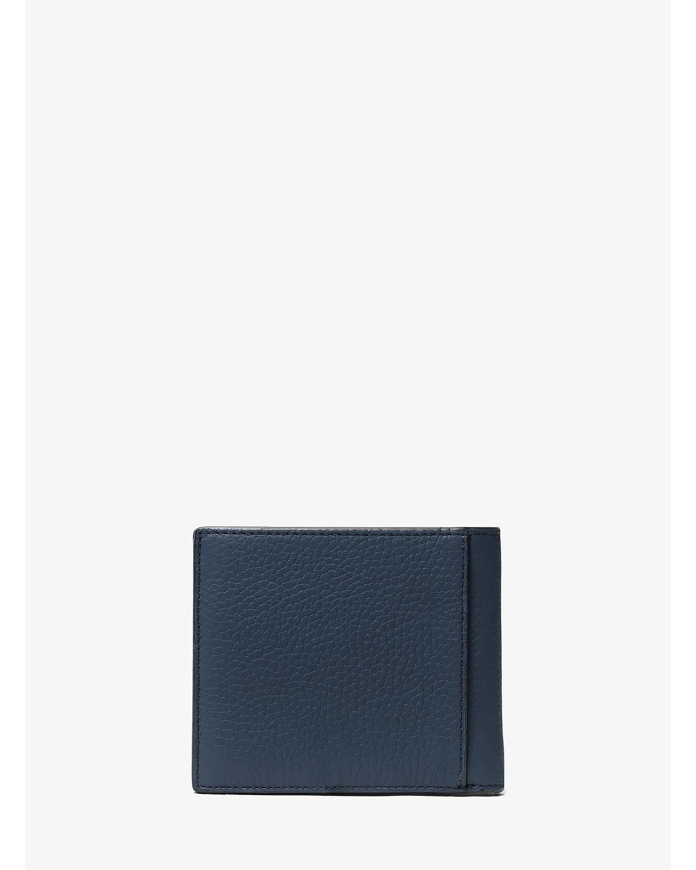 Кошелёк Michael Kors Hudson тёмно-синий, боковой вид.