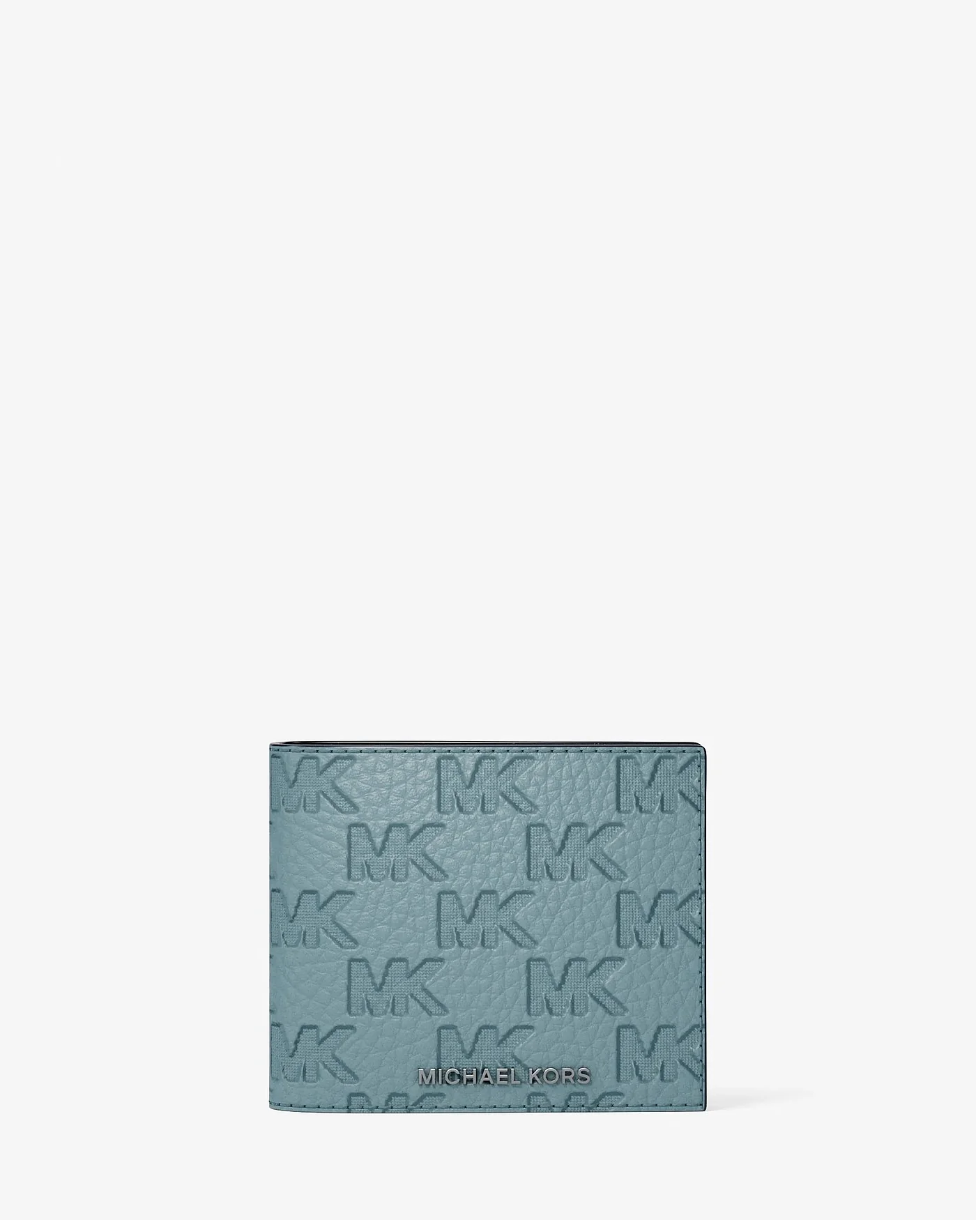 Кожаный кошелек Michael Kors Hudson с тиснением логотипа и футляром — 3