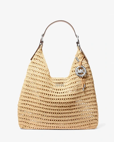 Michael Kors Nolita — большая плетёная сумка-хобо на плечо