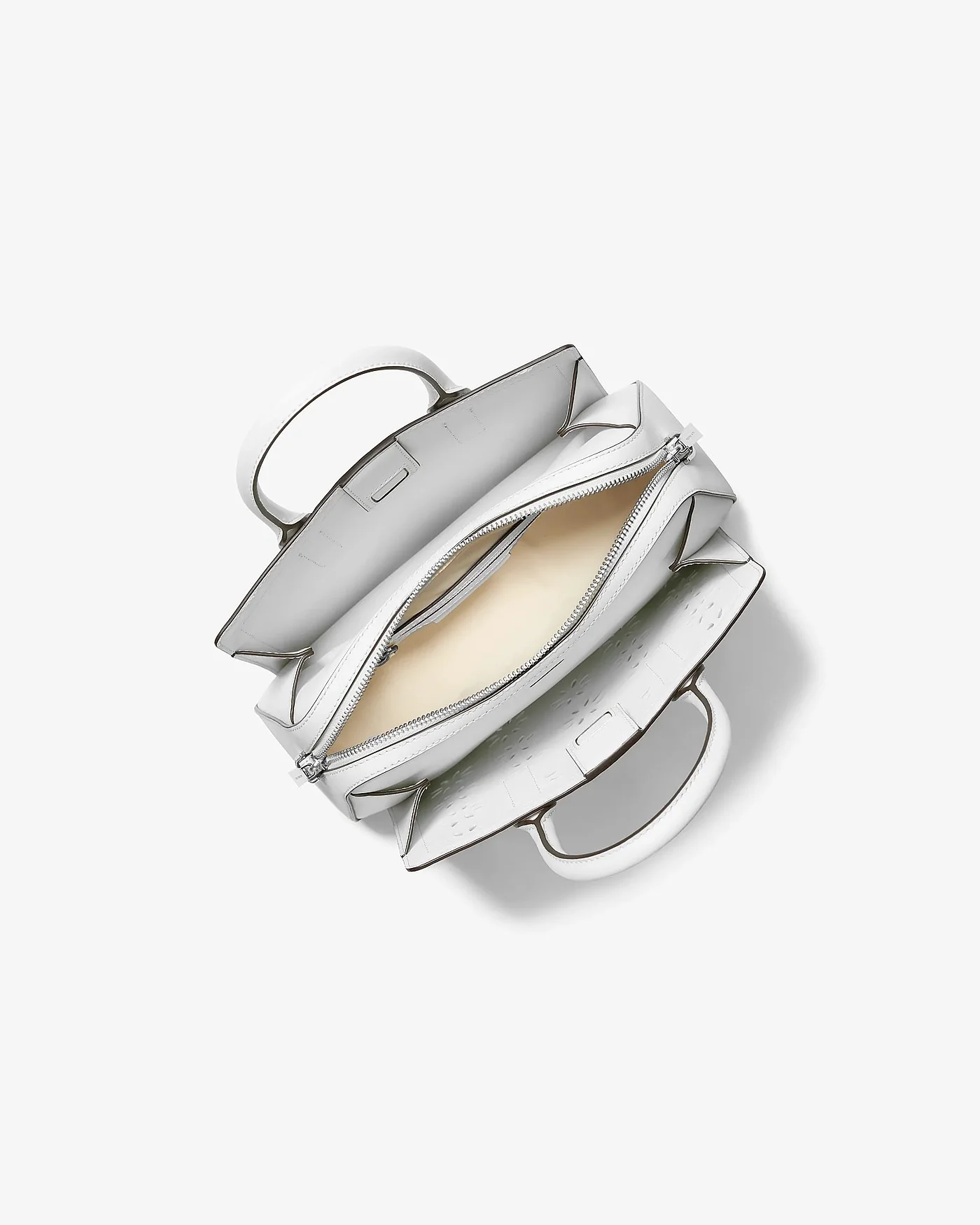 Michael Kors Laila — малая кожаная сумка-сэтчел с перфорацией — 2