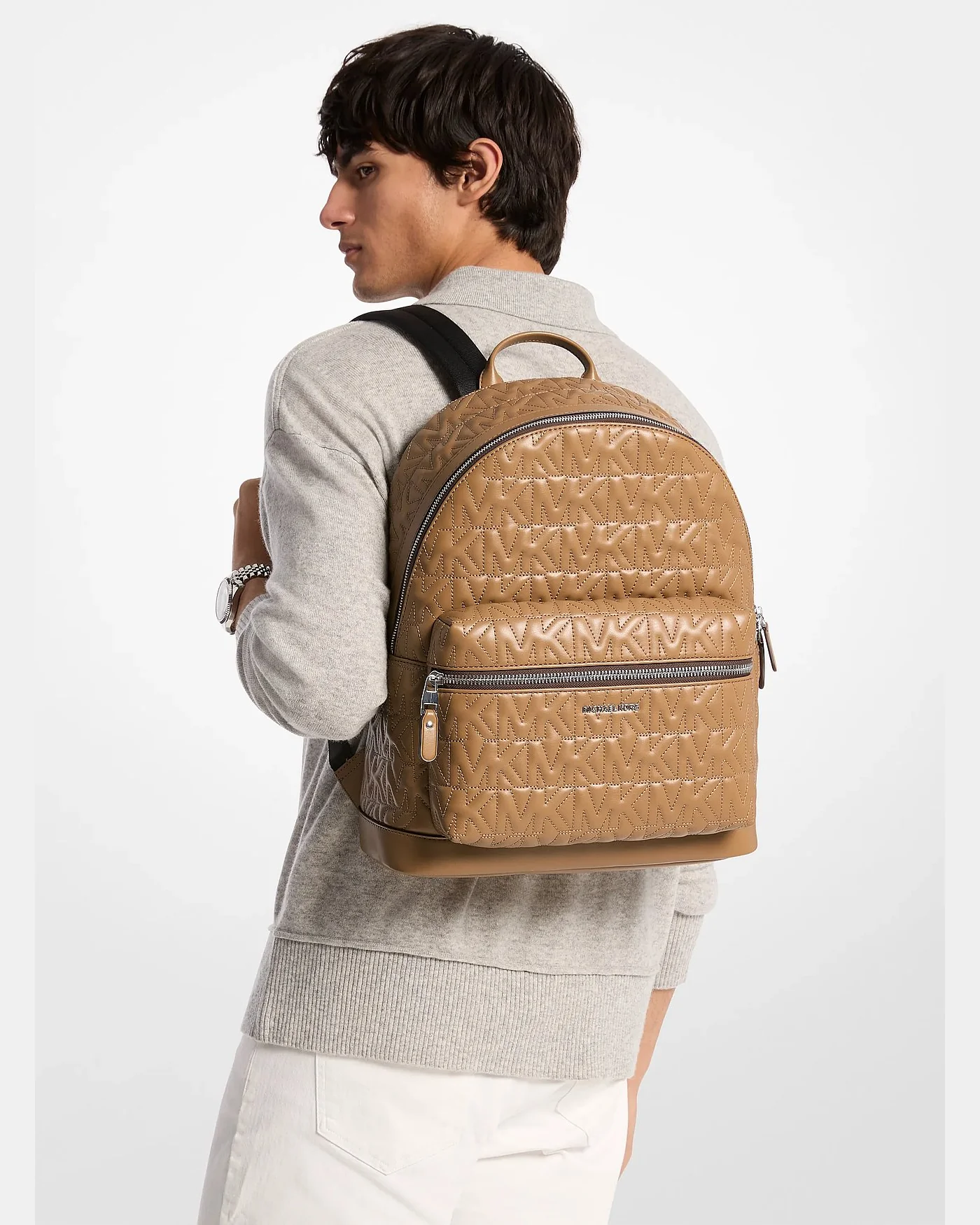 Michael Kors Hudson рюкзак с тиснёным логотипом — 3