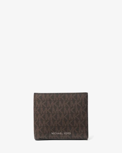 Michael Kors Hudson — складной кошелёк с фирменной монограммой