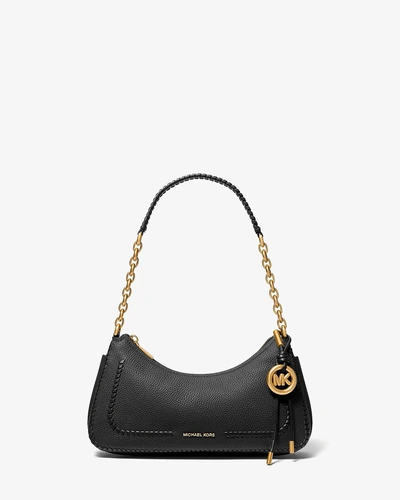 Кожаная сумка-пошет Michael Kors Nolita на цепочке