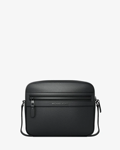Кожаная сумка кроссбоди Michael Kors Jet Set