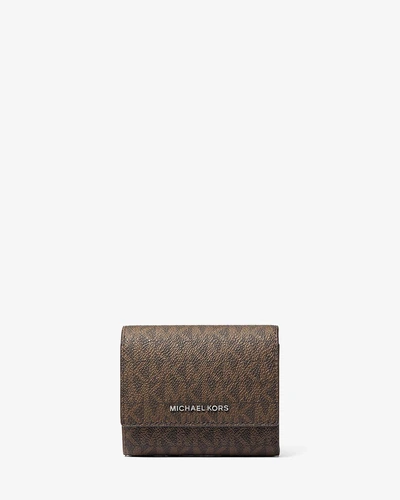 Кошелек Michael Kors Hudson с фирменным принтом