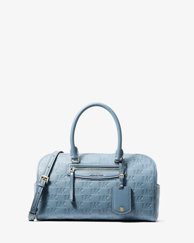 Кожаная сумка-сэтчел Michael Kors Jet Set Travel с тиснёным логотипом