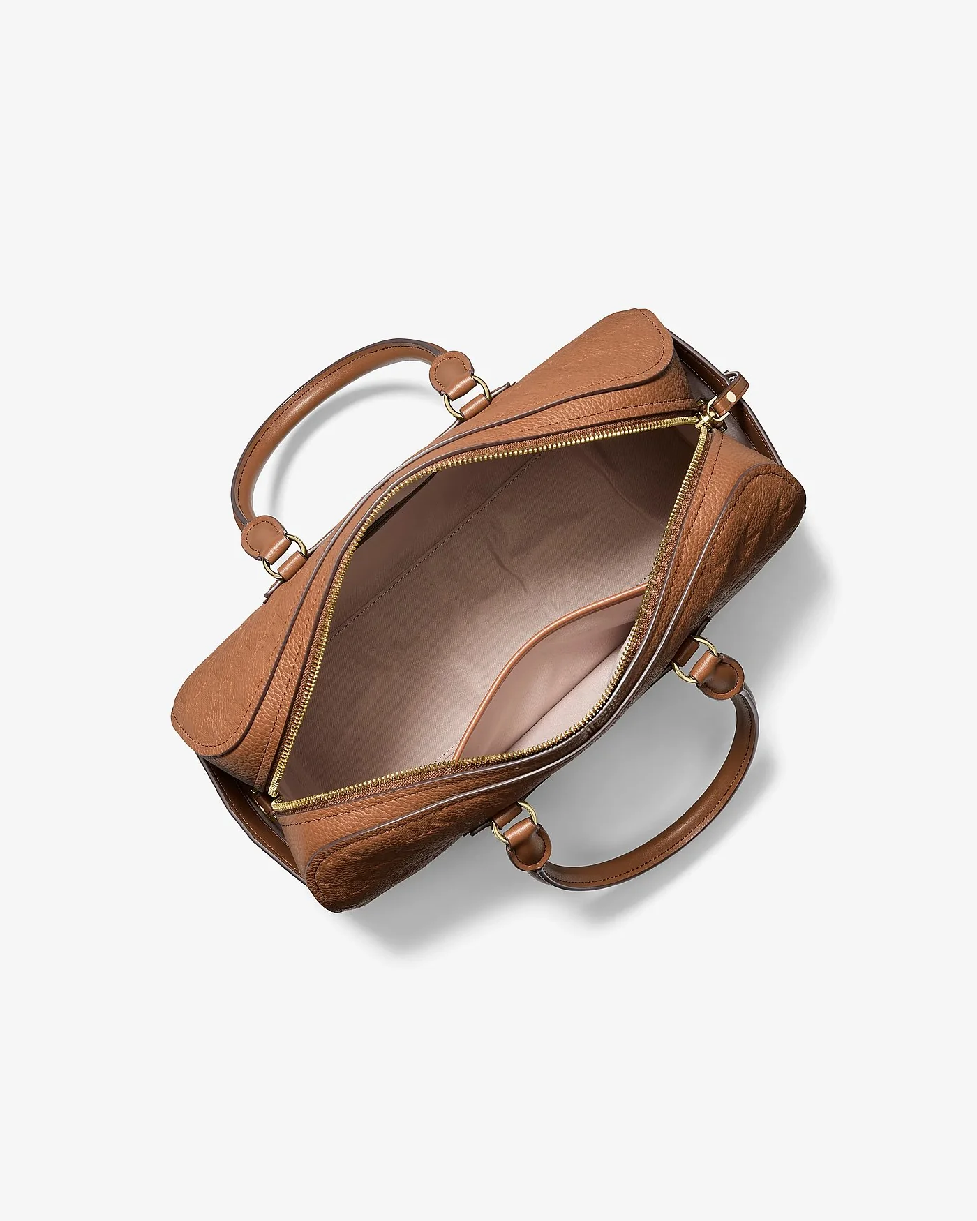 Кожаная сумка-сэтчел Michael Kors Jet Set Travel с тиснёным логотипом — 2