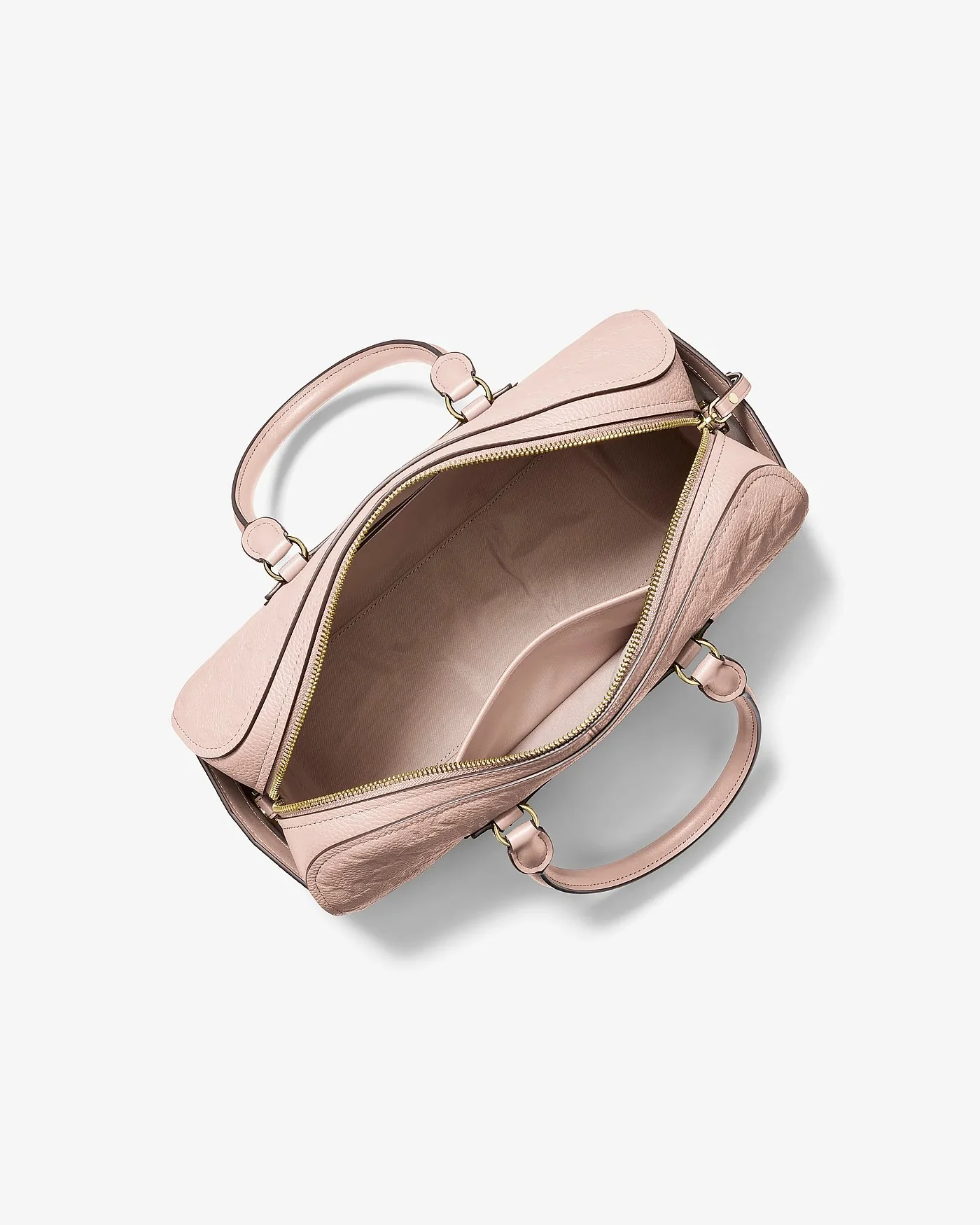 Кожаная сумка-сэтчел Michael Kors Jet Set Travel с тиснёным логотипом — 2