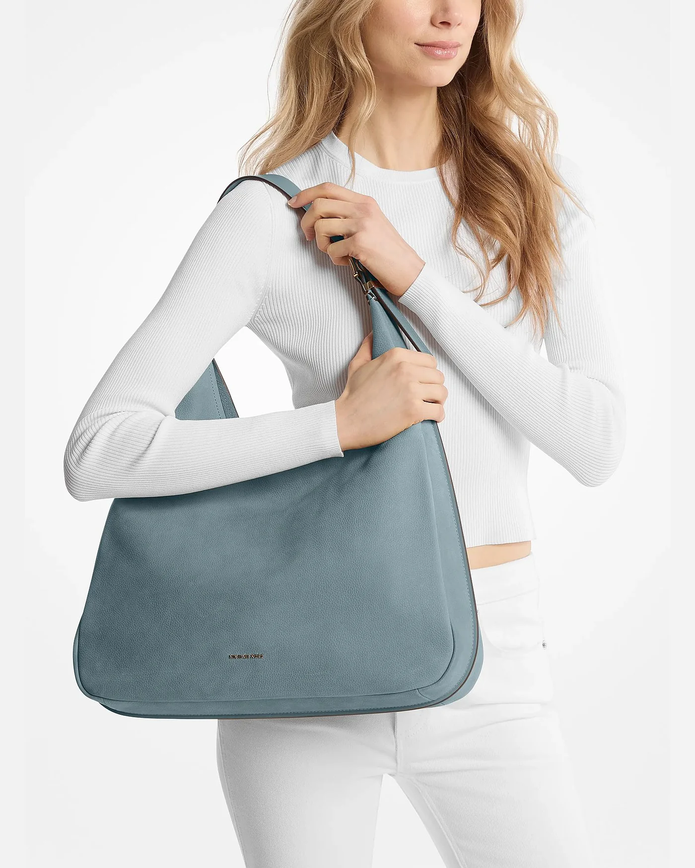 Michael Kors Nolita Large — сумка-хобо из нубука — 4