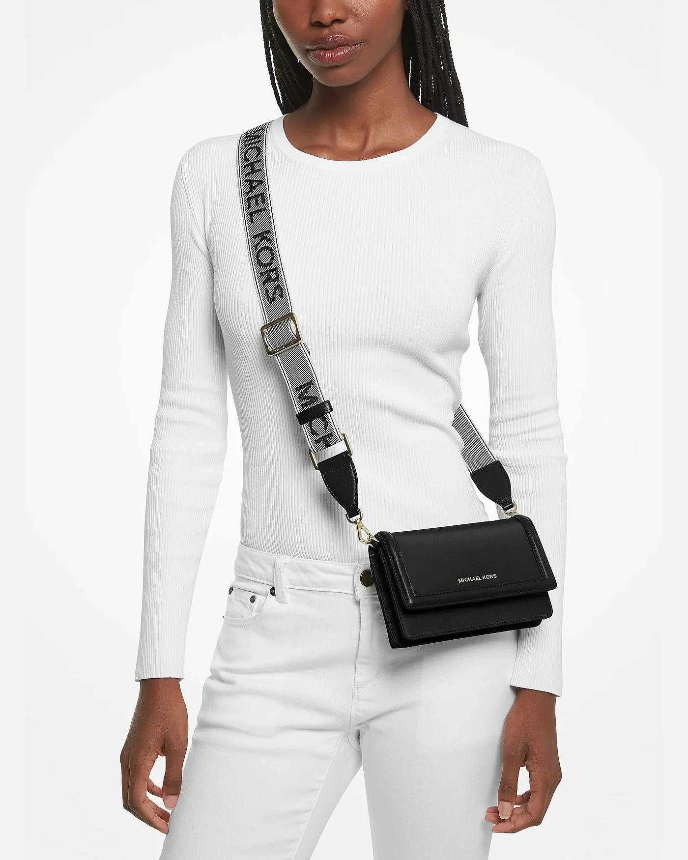 Сумка-кроссбоди Michael Kors Jet Set из нейлона — 3