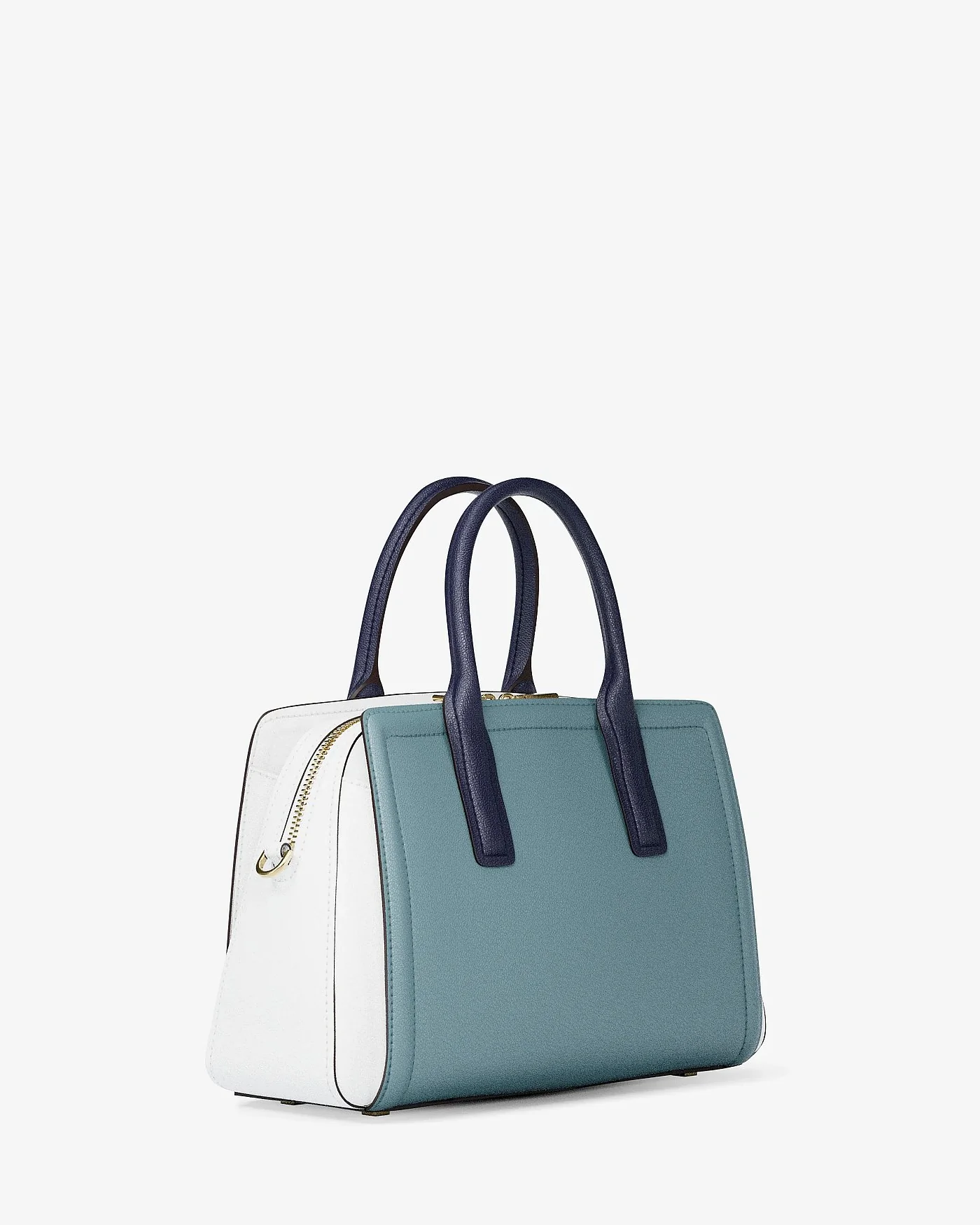 Кожаная сумка-сэтчел Michael Kors Laila в цветовой блокировке — 3