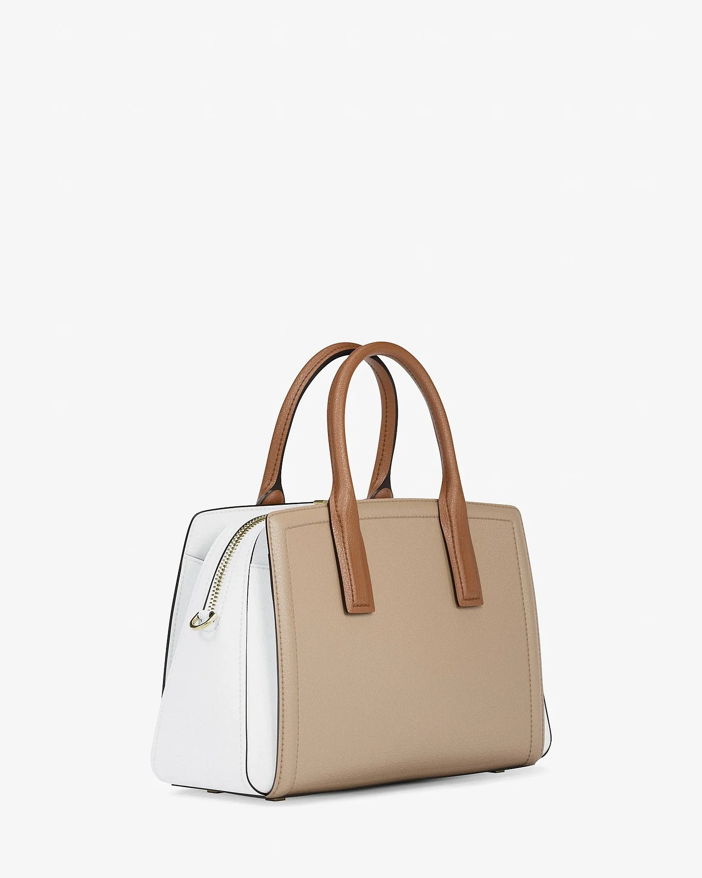 Кожаная сумка-сэтчел Michael Kors Laila в цветовой блокировке — 3