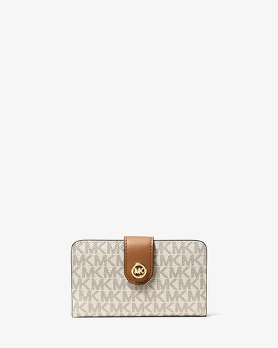 Кошелек Michael Kors MK Pop Charm medium с фирменным лого
