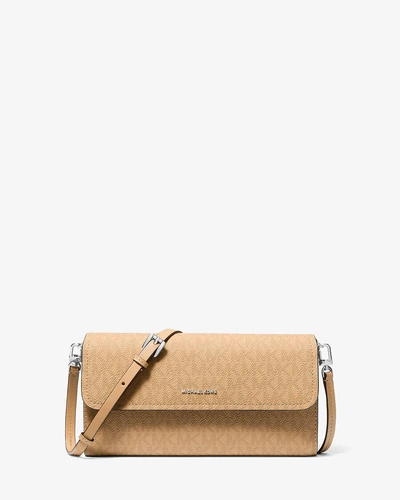 Сумка-кроссбоди Michael Kors Jet Set small с фирменным лого, трансформируемая