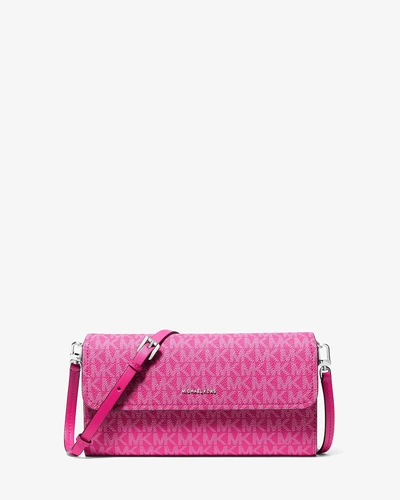 Сумка-кроссбоди Michael Kors Jet Set small с фирменным лого, трансформируемая
