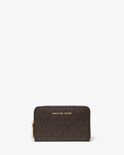 Кошелек Michael Kors small с фирменным лого и кожаной отделкой