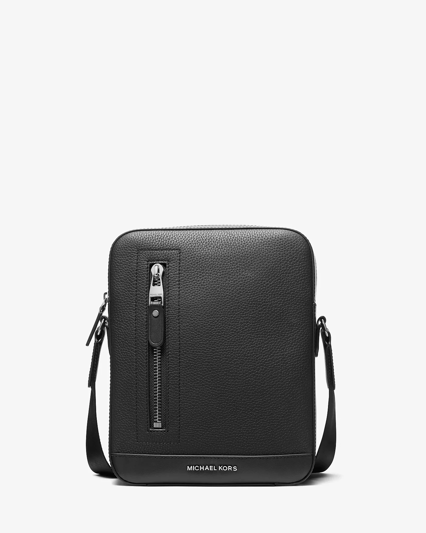 Кожаная мужская сумка через плечо Michael Kors Hudson — 1