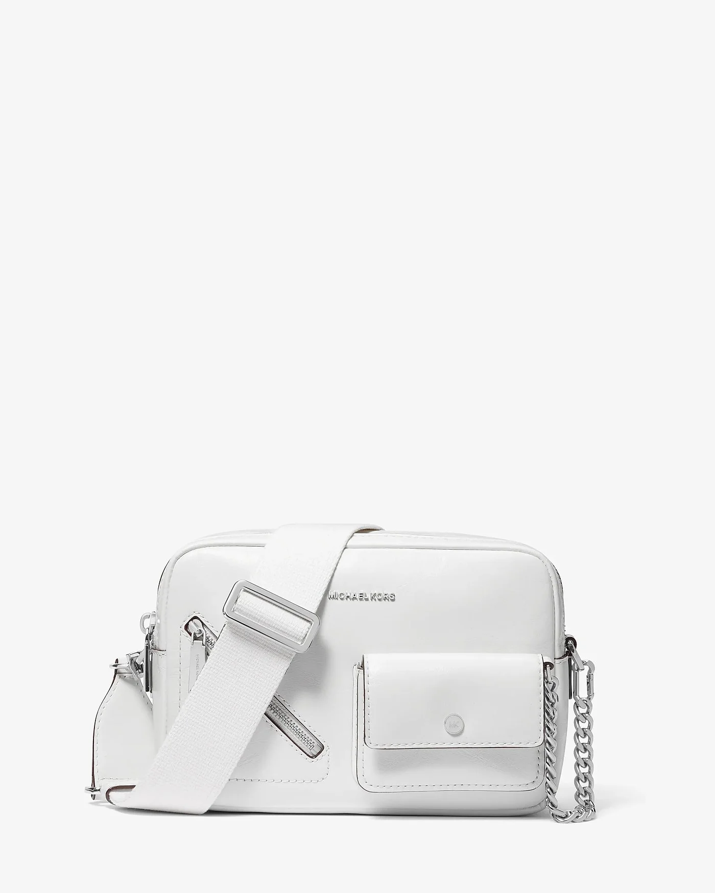 Кожаная сумка-кроссбоди Michael Kors Bryant с чехлом для карт — 1