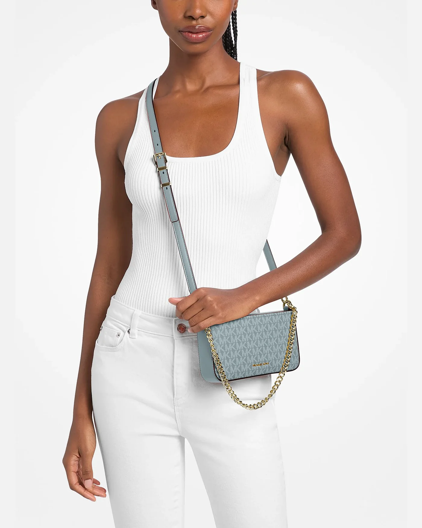 Сумка-багет Michael Kors Bryant с фирменным принтом — 4