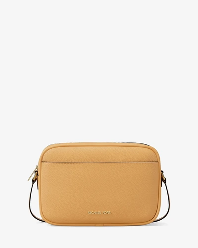 Сумка-кроссбоди Michael Kors Jet Set Camera Large из зернёной кожи