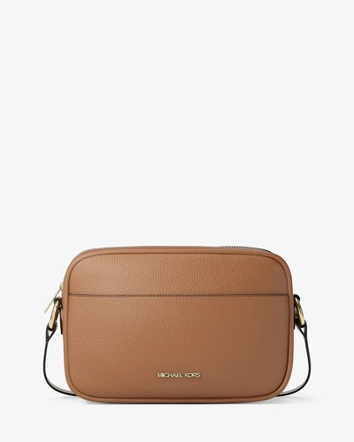 Сумка-кроссбоди Michael Kors Jet Set Camera Large из зернёной кожи