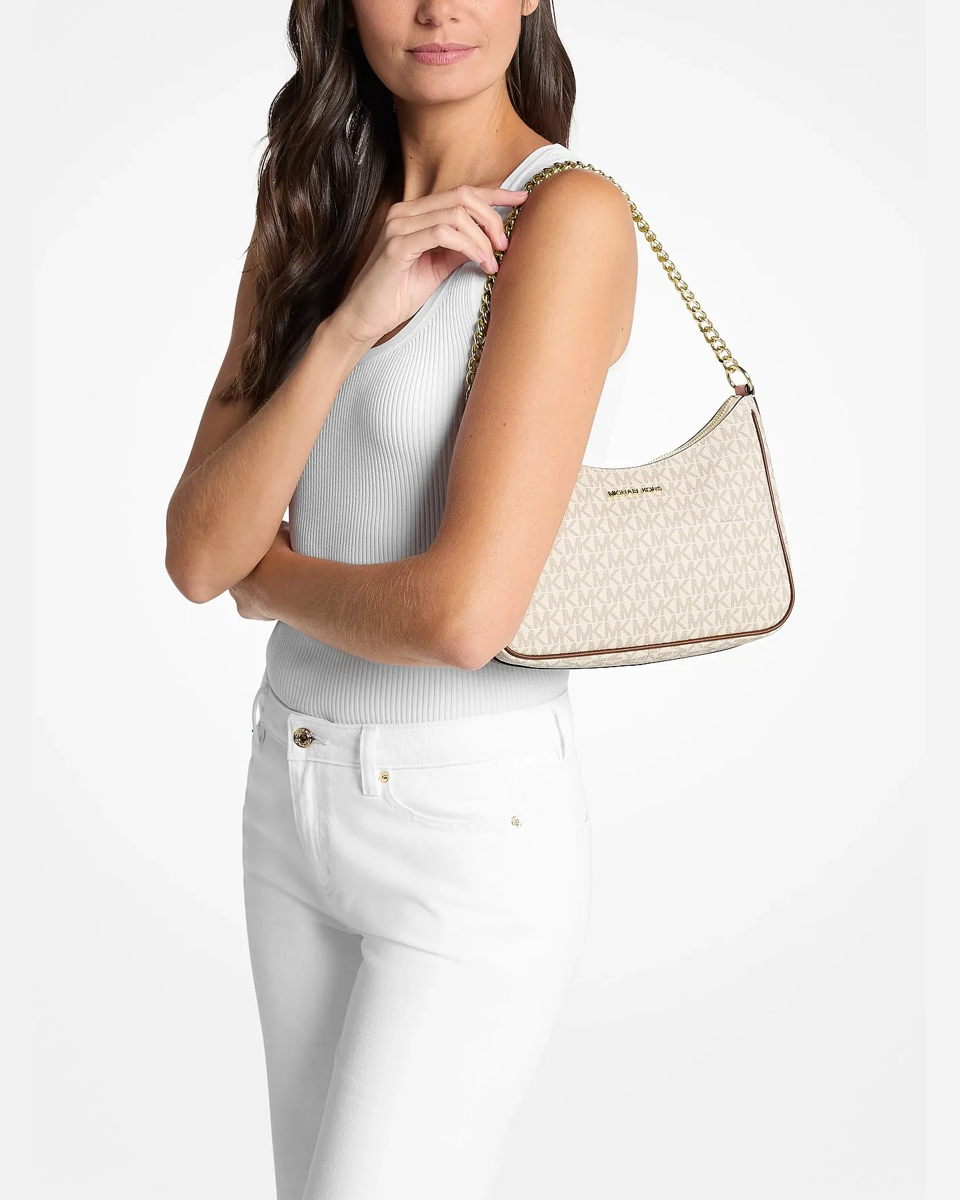 Сумка-кроссбоди Michael Kors Jet Set Travel с цепочкой — 3