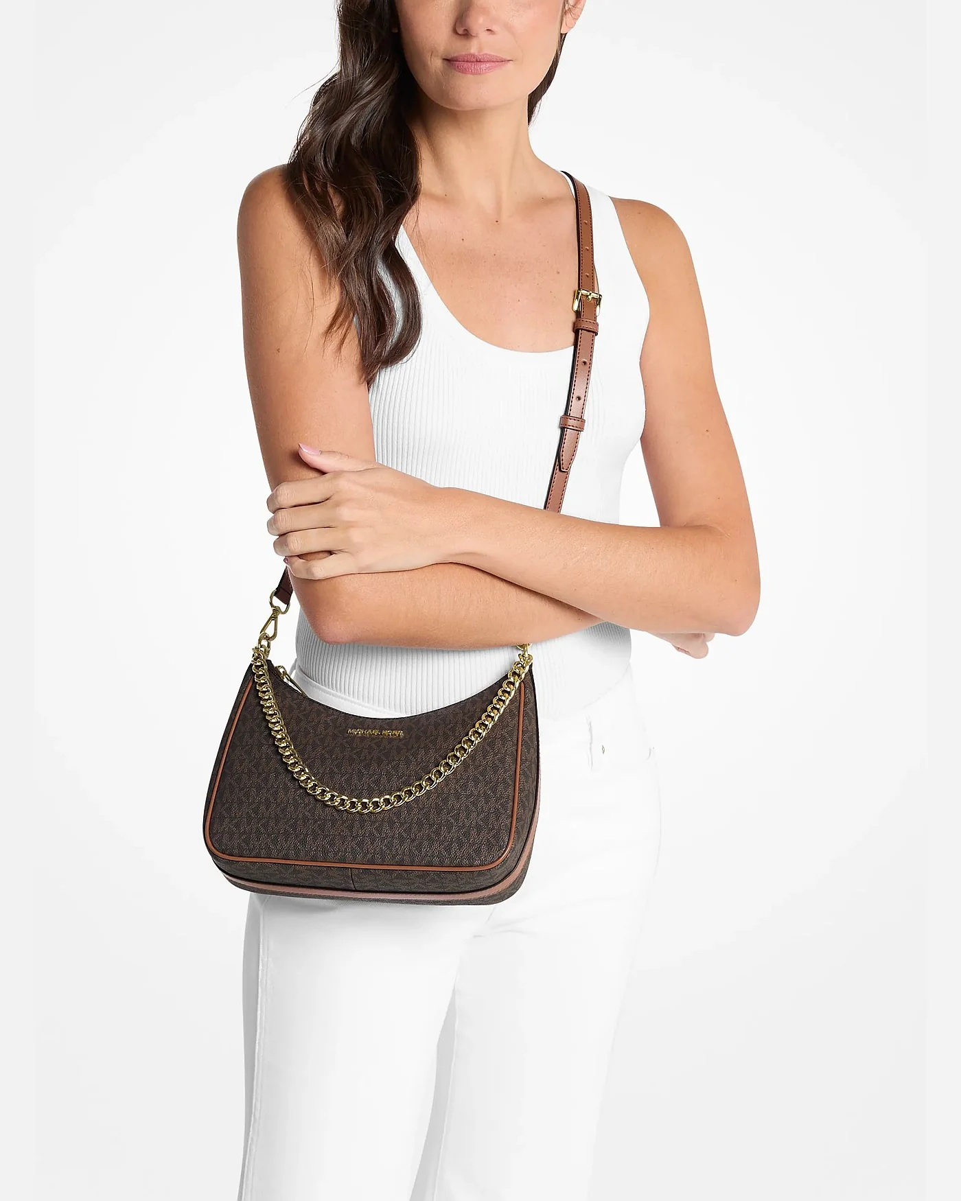 Сумка-кроссбоди Michael Kors Jet Set Travel с цепочкой — 3