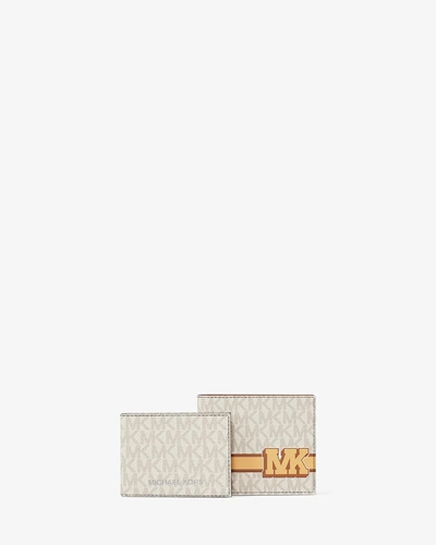 Бумажник Michael Kors Cooper в полоску с фирменным логотипом
