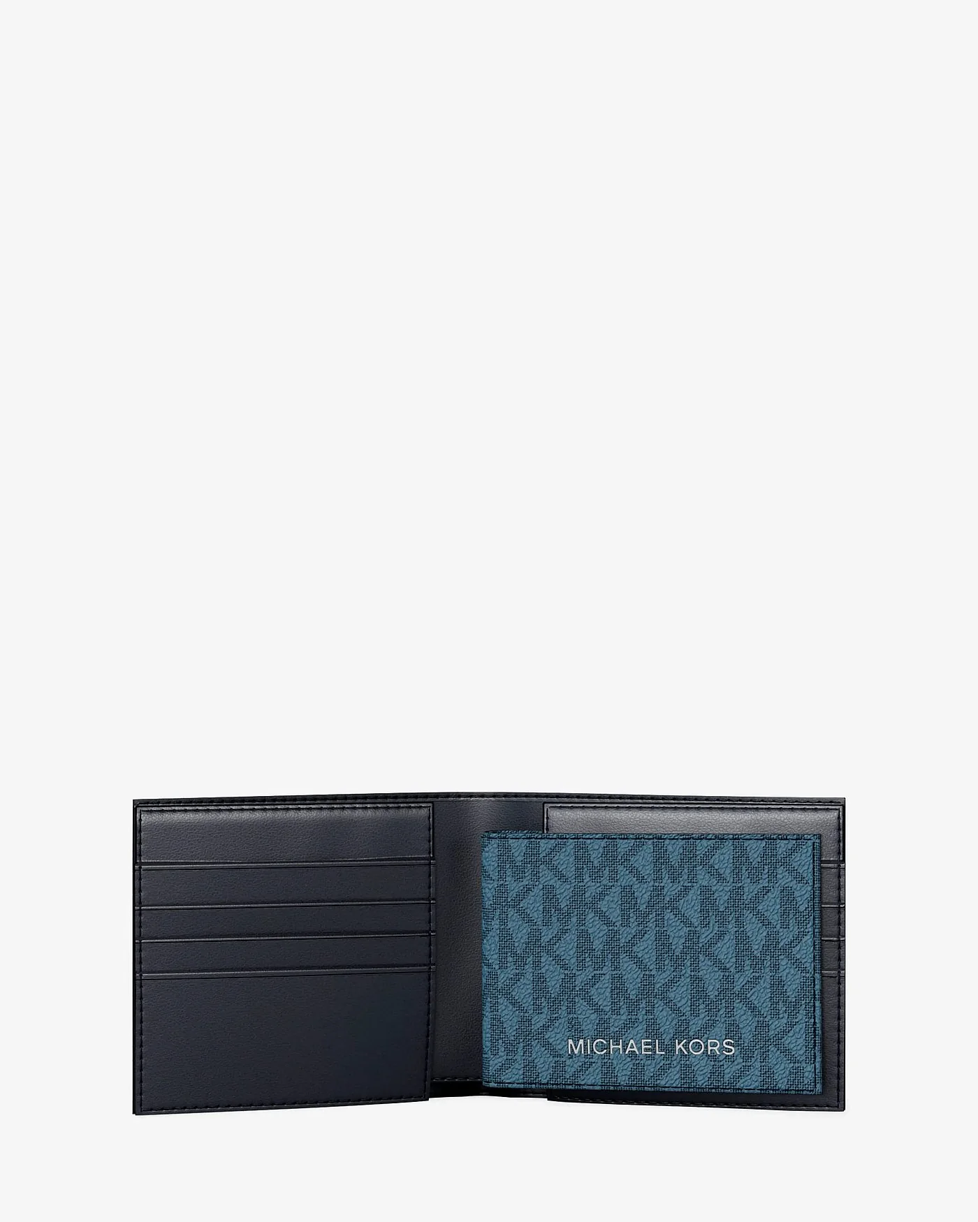 Бумажник Michael Kors Cooper в полоску с фирменным логотипом — 2