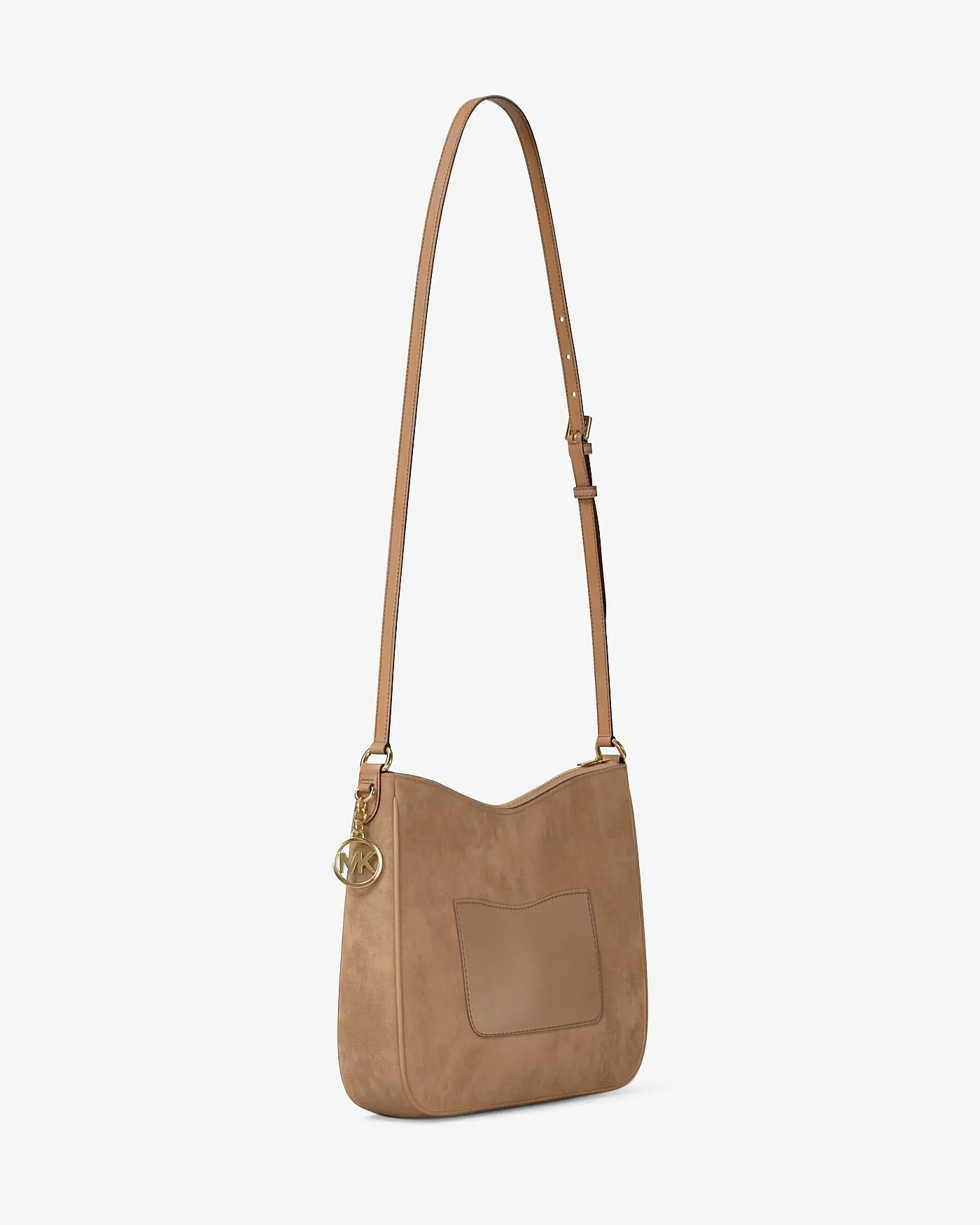 Michael Kors Nayla — средняя сумка-мессенджер из зернёной кожи — 3