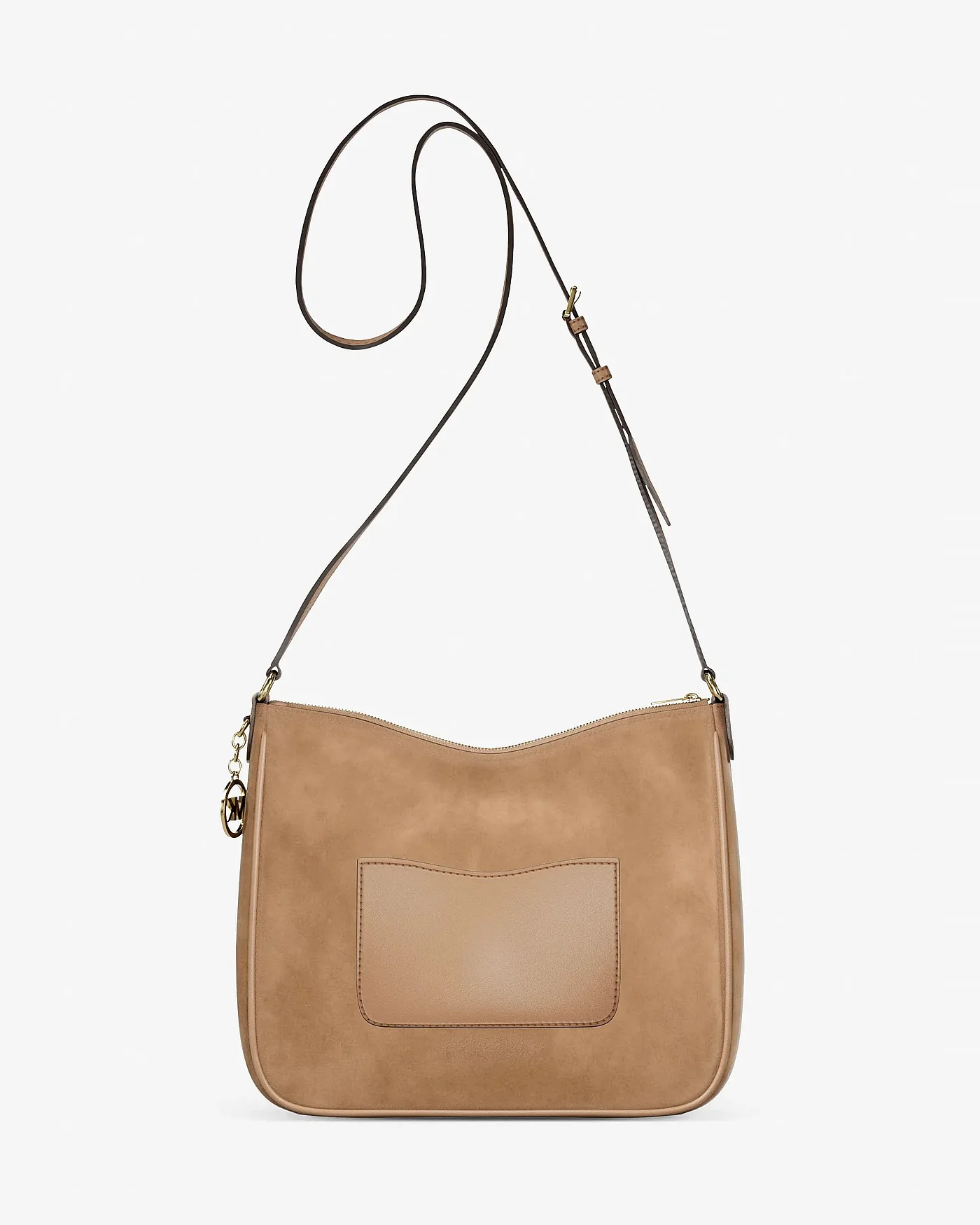 Michael Kors Nayla — средняя сумка-мессенджер из зернёной кожи — 5