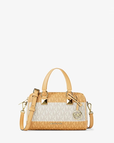 Michael Kors Grayson — малая сумка-дуффель кросс-боди с логотипом