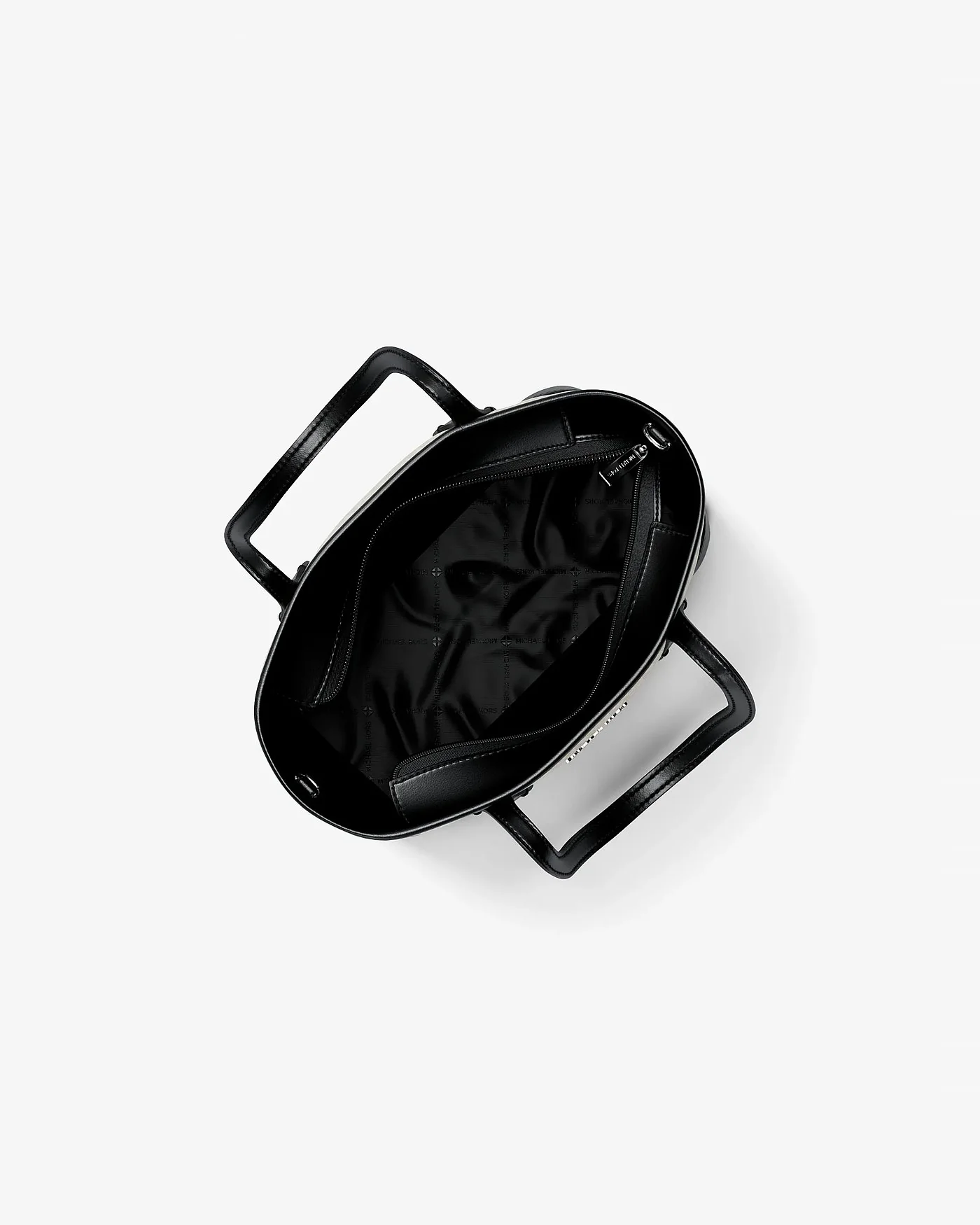 Сумка-кроссбоди Michael Kors Eva с монограммным принтом, чёрная — 2