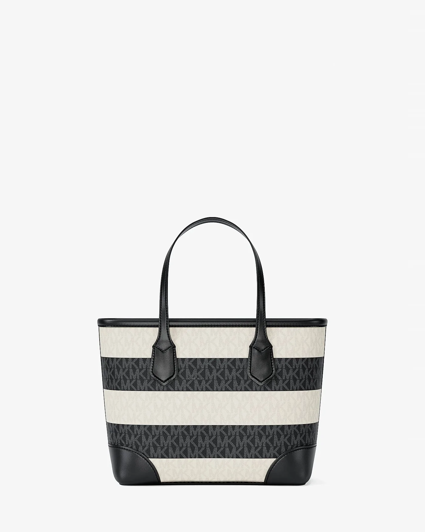 Сумка-кроссбоди Michael Kors Eva с монограммным принтом, чёрная — 5