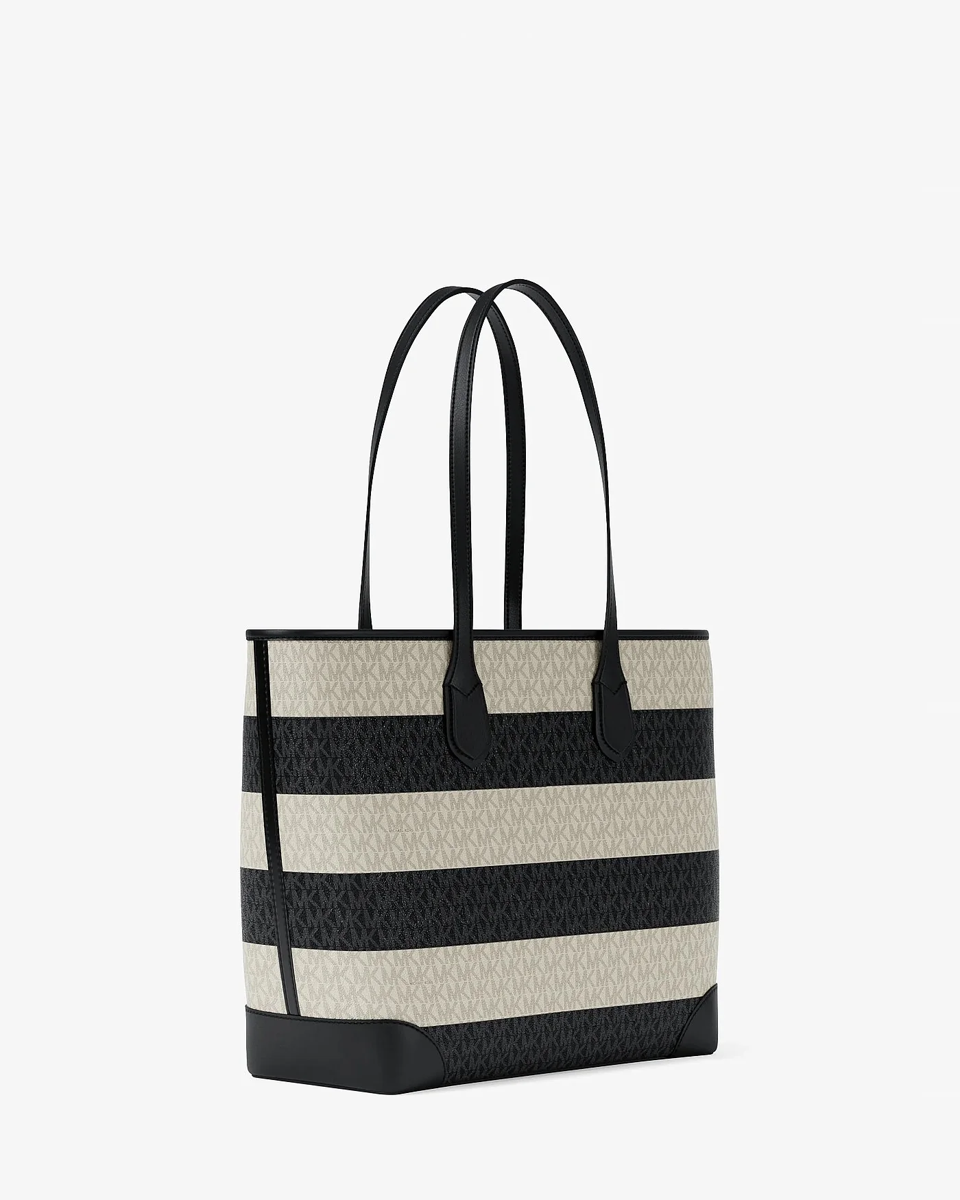 Сумка-тоут Michael Kors Eva Large в фирменную полоску — 3