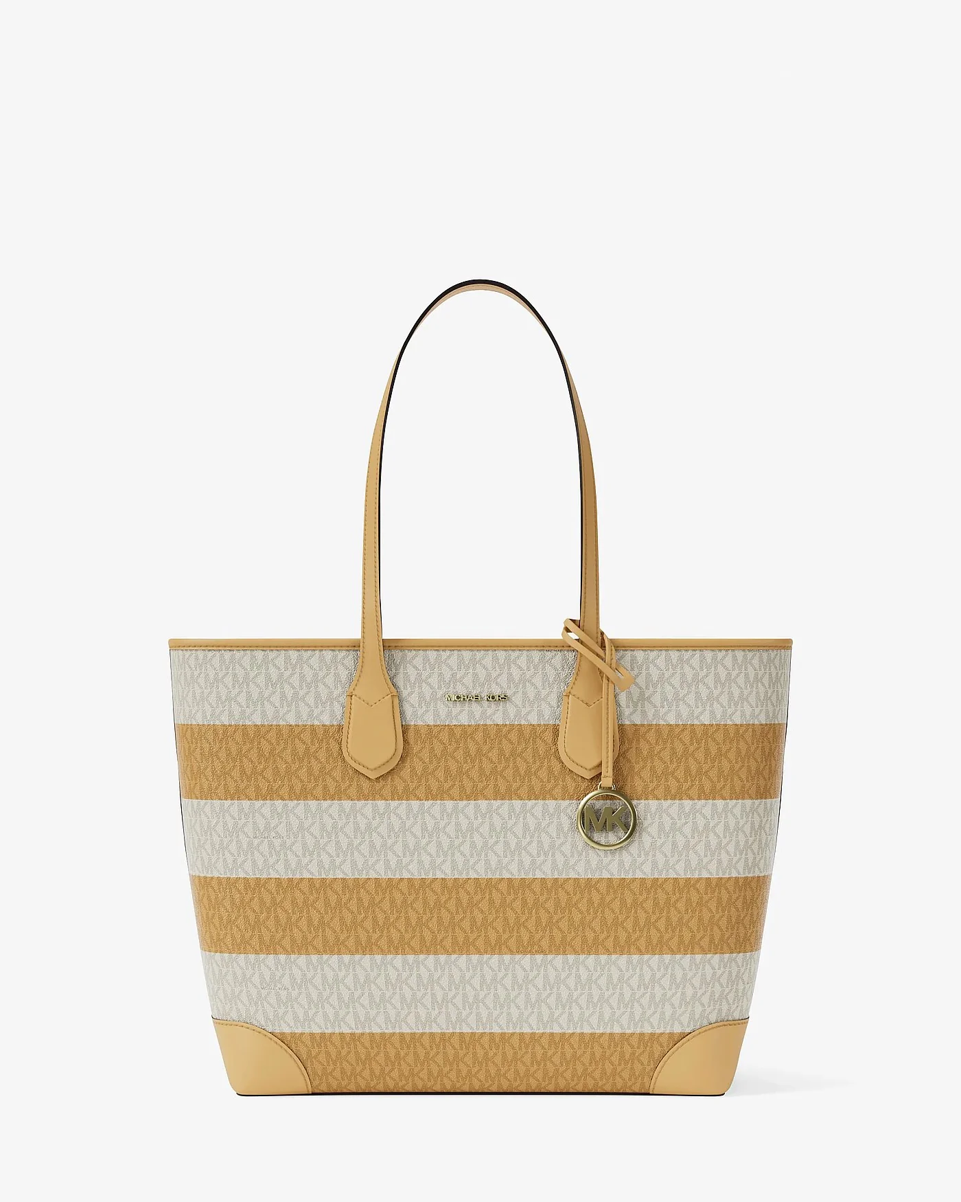 Michael Kors сумка-тоут Eva Large в полоску с фирменным логотипом — 1