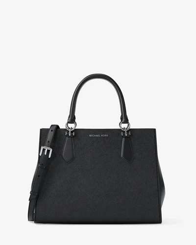 Сумка-сатчел Marilyn Medium из сафьяновой кожи