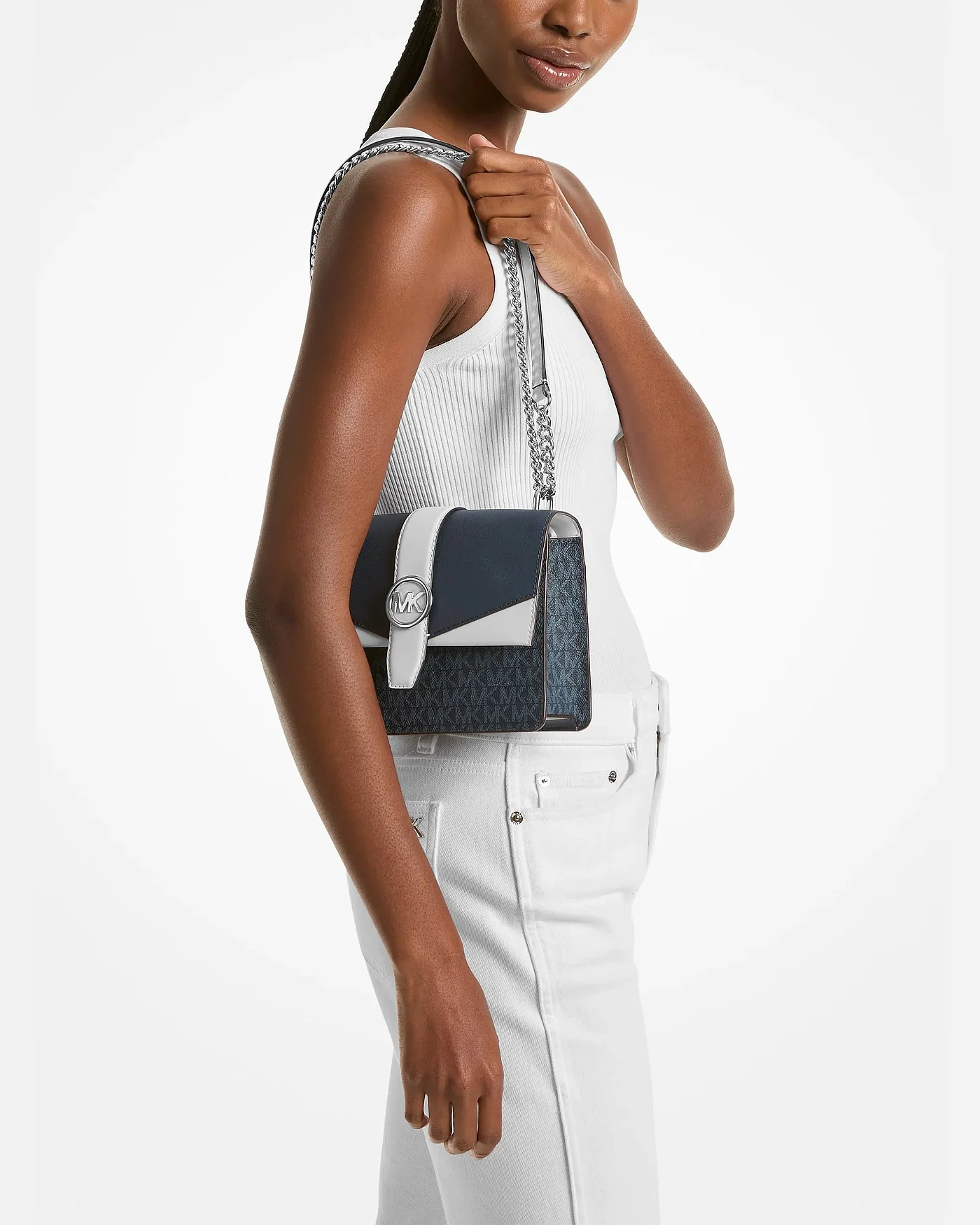 Сумка-кроссбоди Michael Kors Greenwich Color-Block — 4