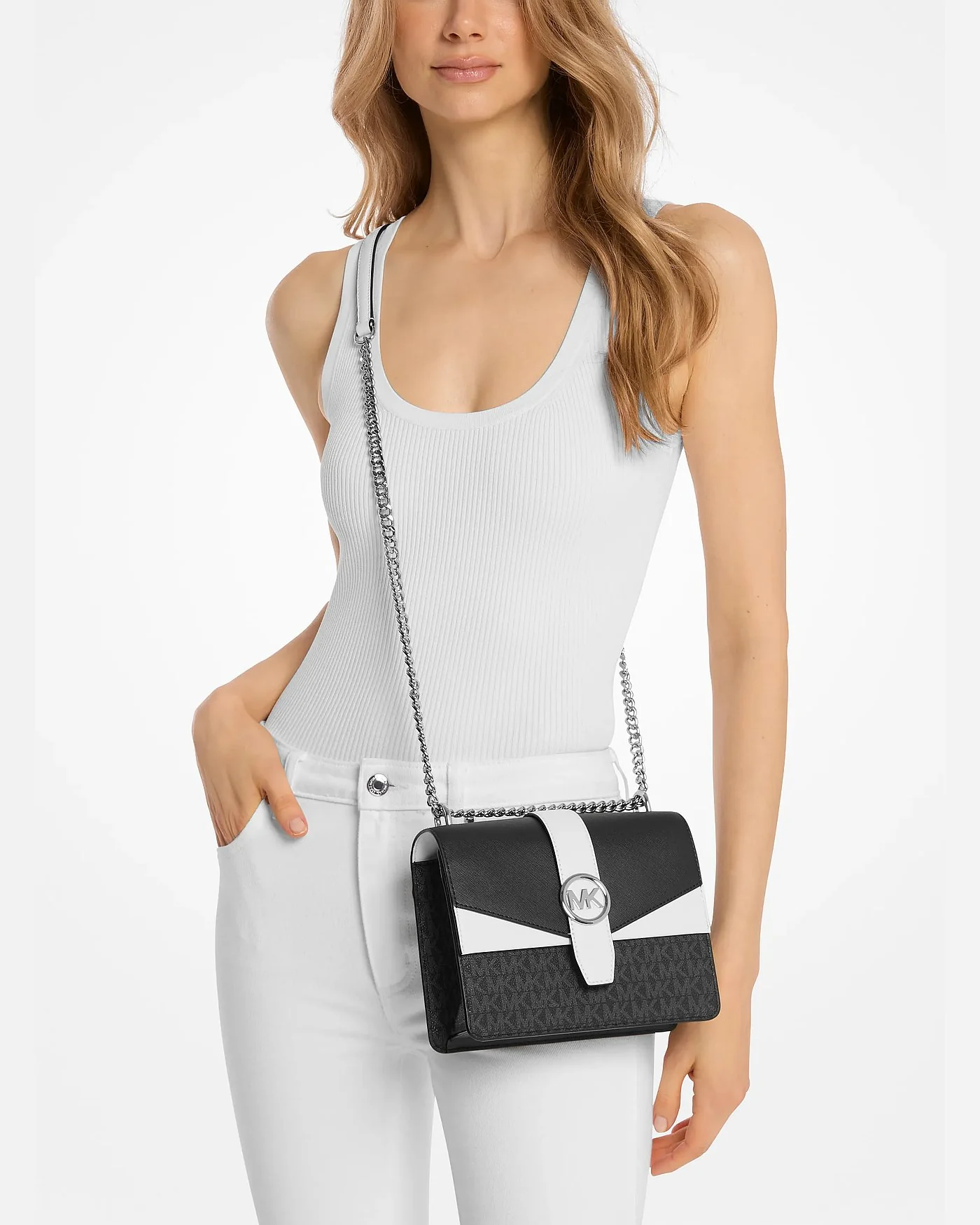 Сумка-кроссбоди Michael Kors Greenwich Color-Block — 4