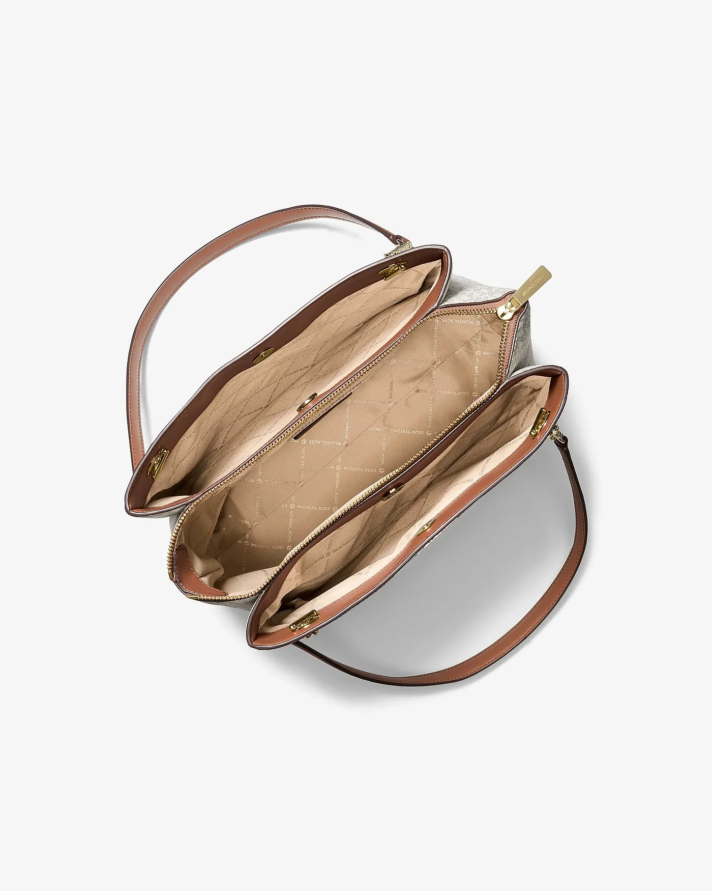Сумка-тоут Michael Kors Soho бежевая — 2