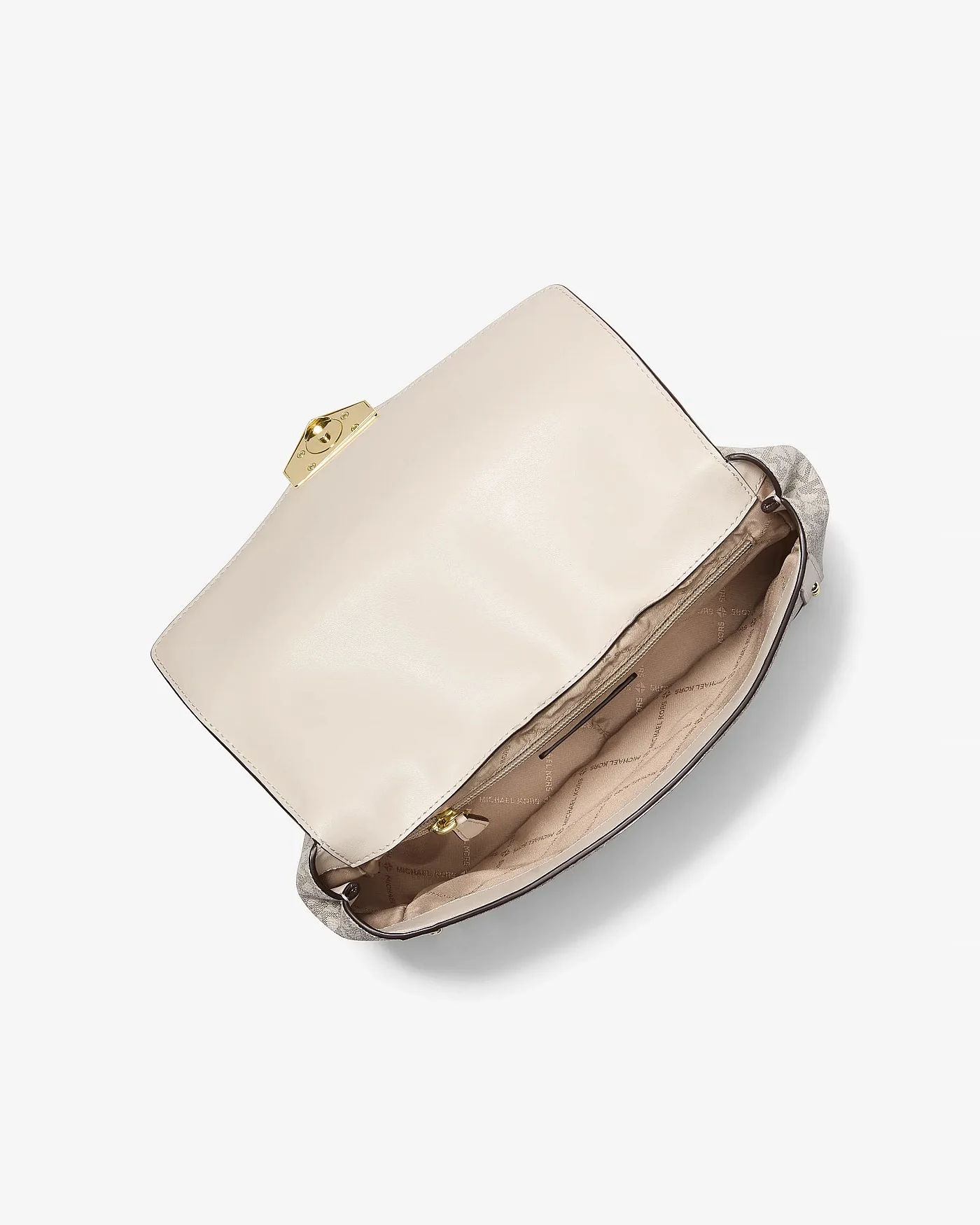 Сумка на плечо Michael Kors Soho Large с заклёпками и фирменным принтом — 2